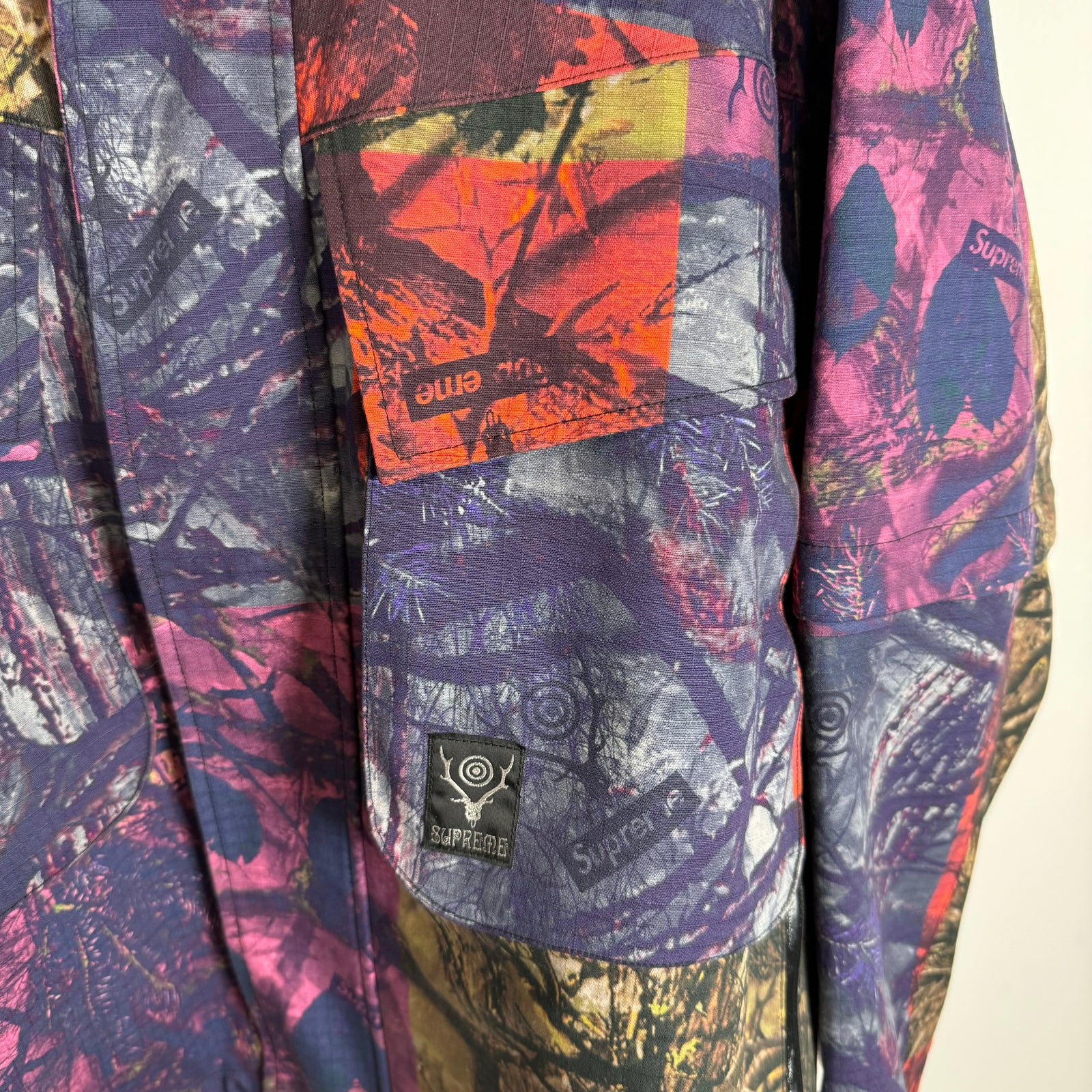 Supreme South2 West8 Camo River Trek Jacket Size S
