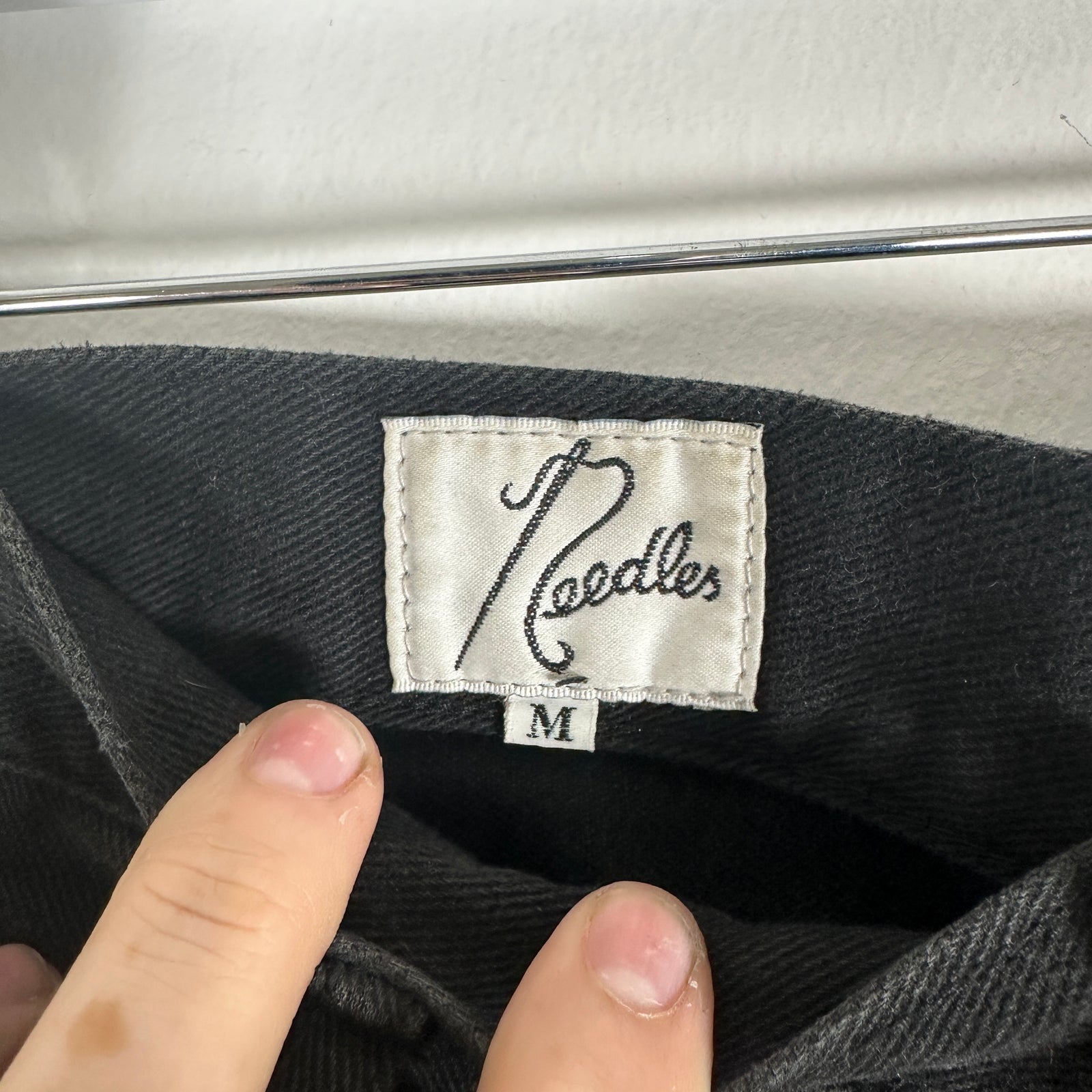 Needles Black Straight Leg Jeans Size 34