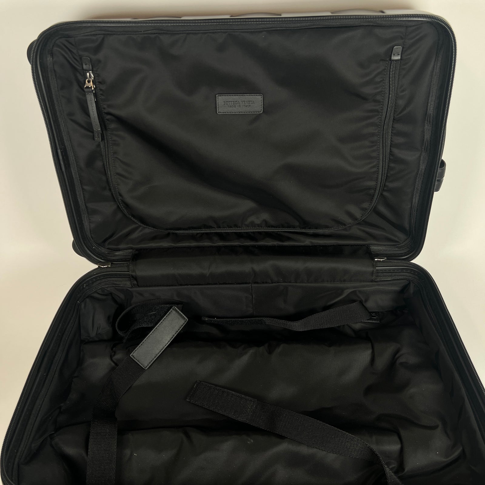 Bottega Veneta Black Odyssey Cabin Suitcase