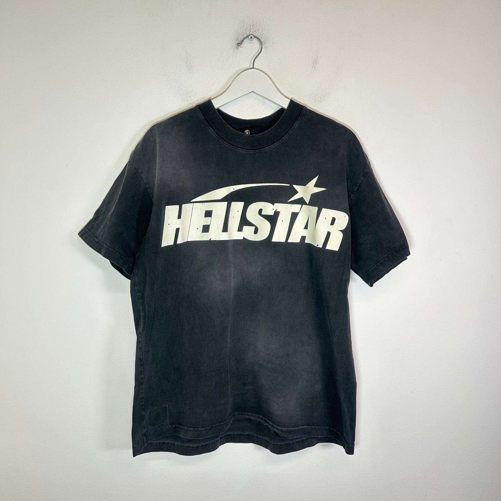 Hellstar Black Classic Logo T-Shirt Size M