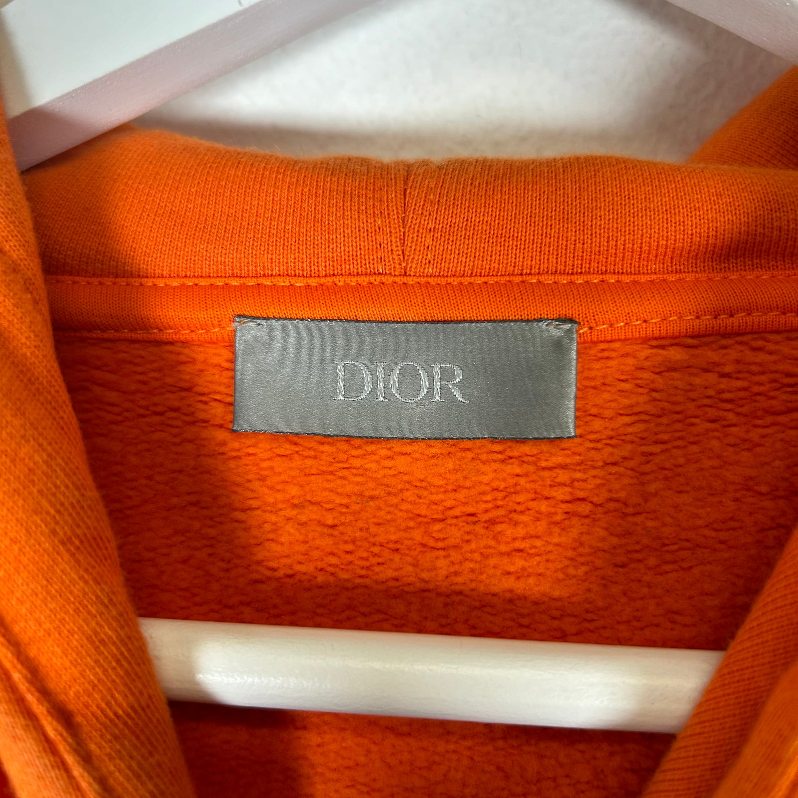 Dior Orange CD Icon Hoodie Size M