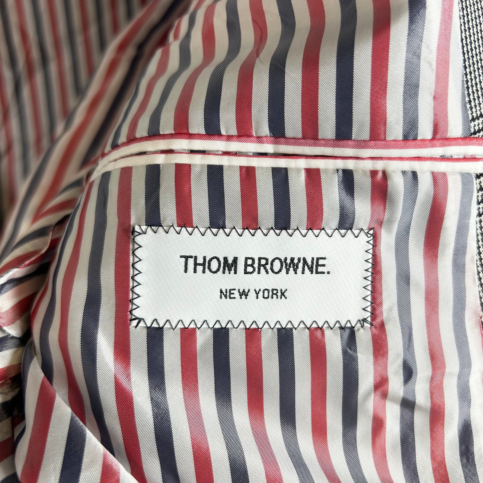 Thom Browne Houndstooth 4-Bar Blazer Size 2