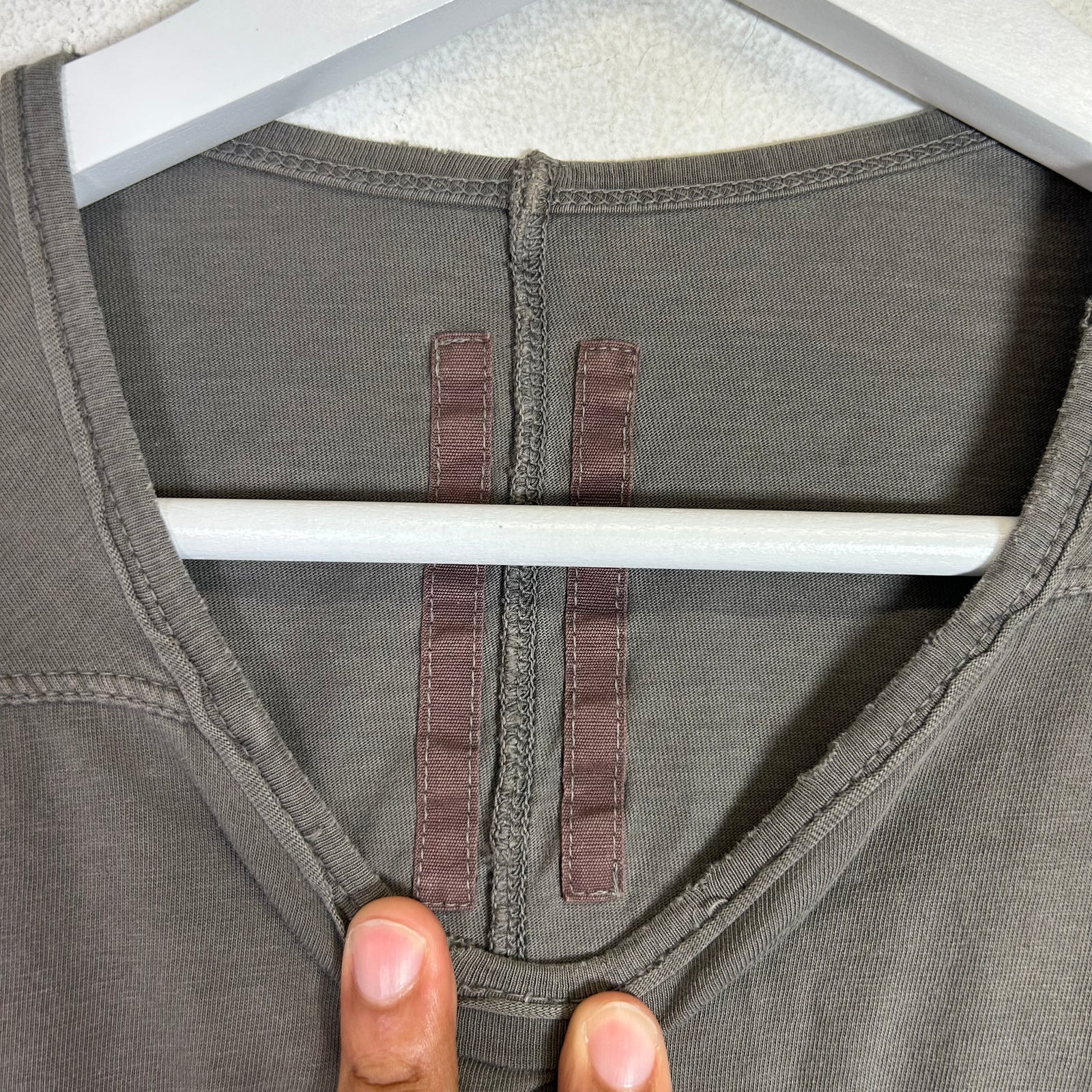 Rick Owens DRKSHDW Dark Dust Basic Ribbed Longsleeve