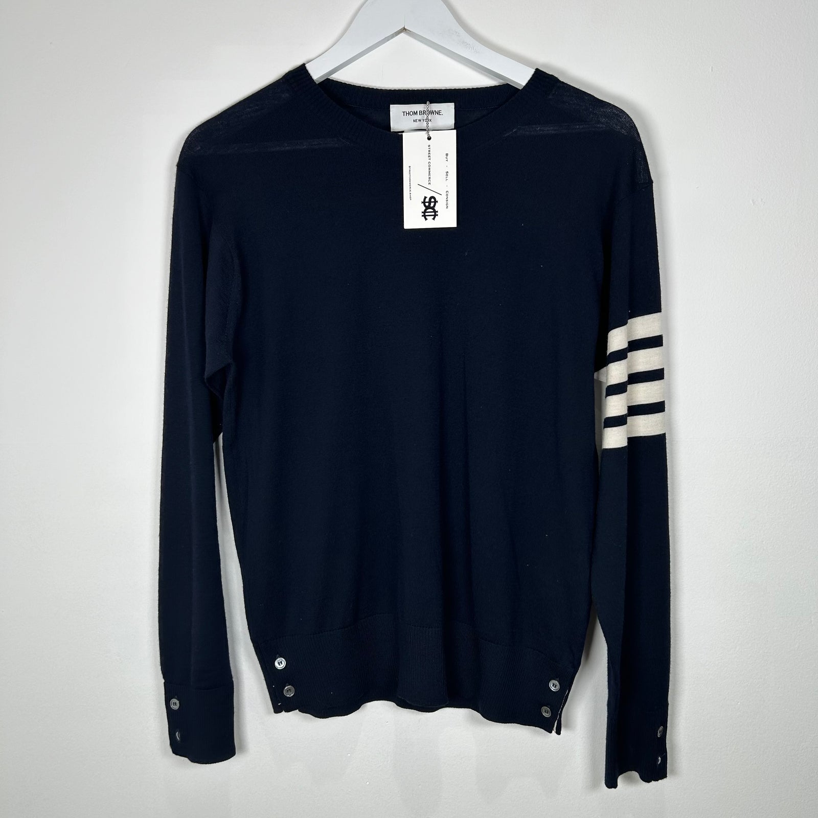 Thom Browne Cashmere Navy Longsleeve Size 2