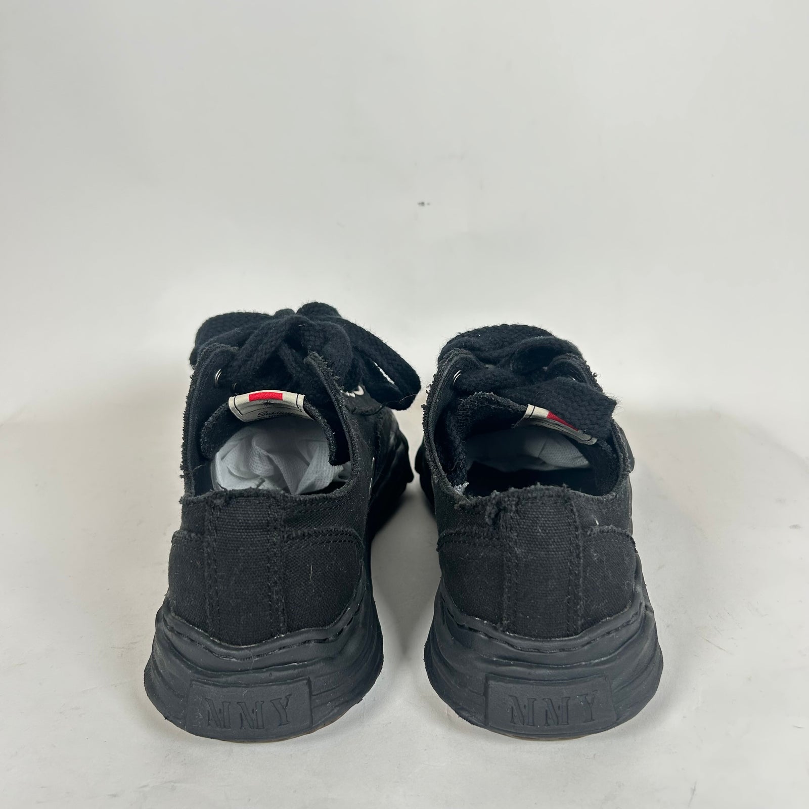 MMY Black/Black Hank OG Sole Canvas Sneaker Size 40