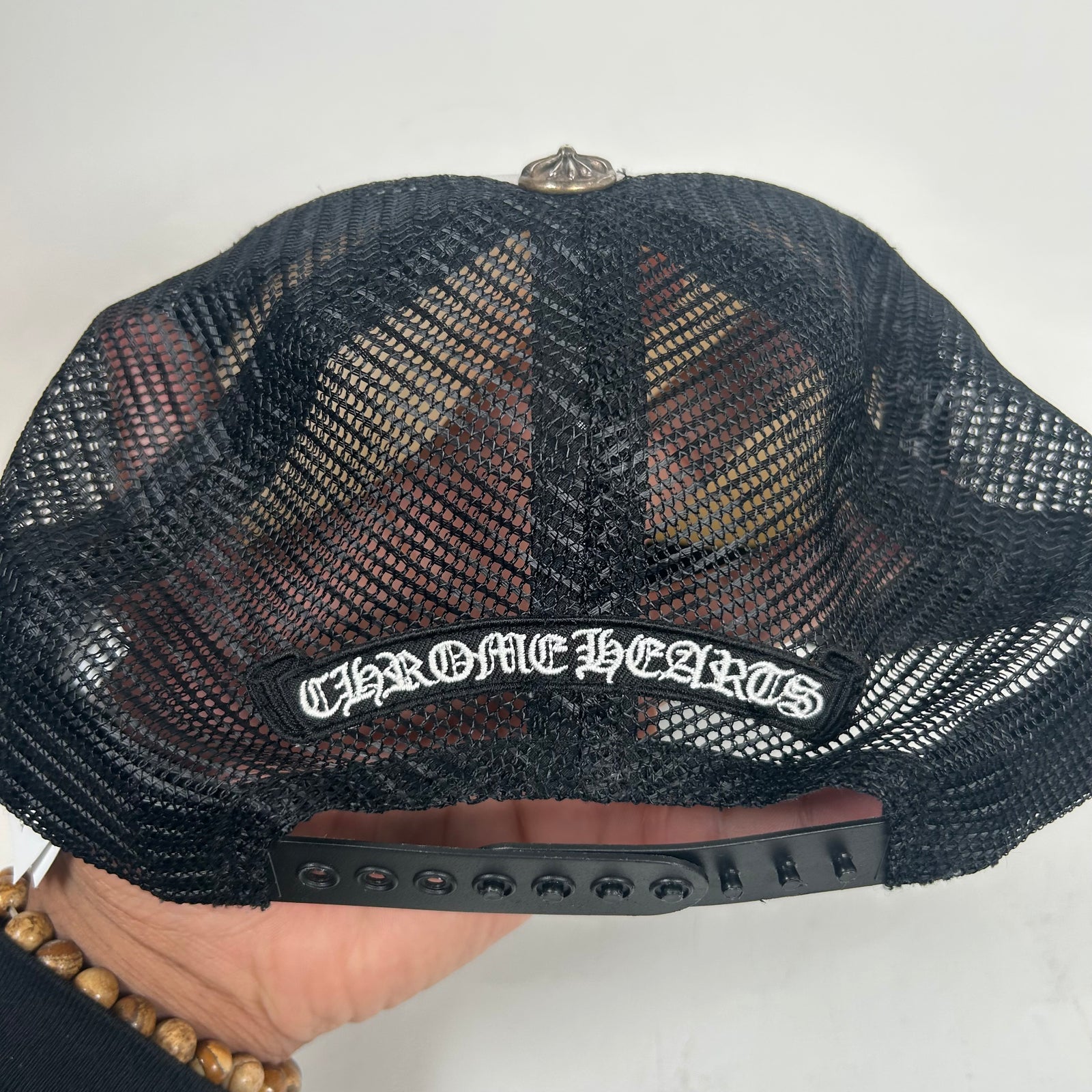 Chrome Hearts Red/White Eye Chart Hat