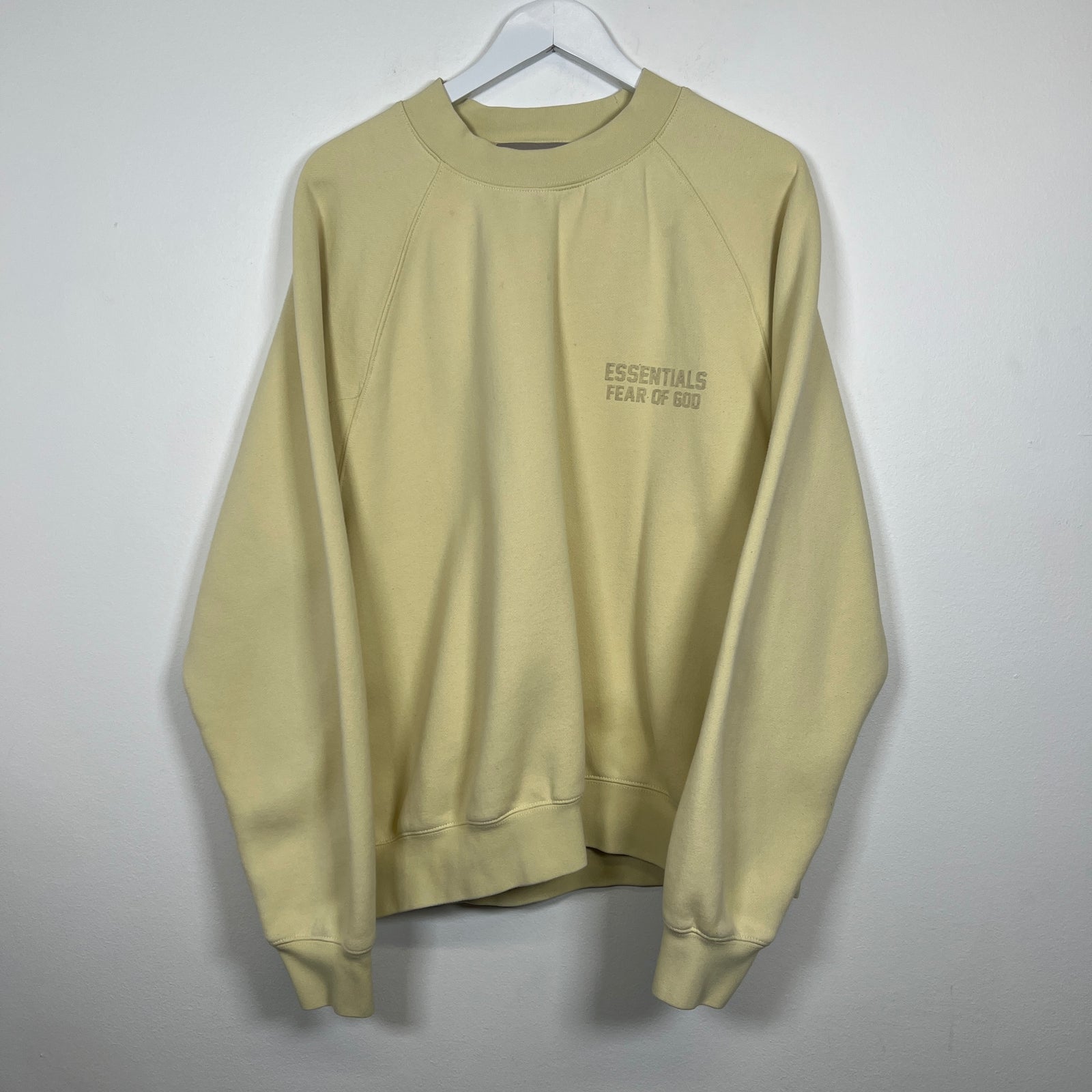 Essentials Yellow Crewneck Sz M