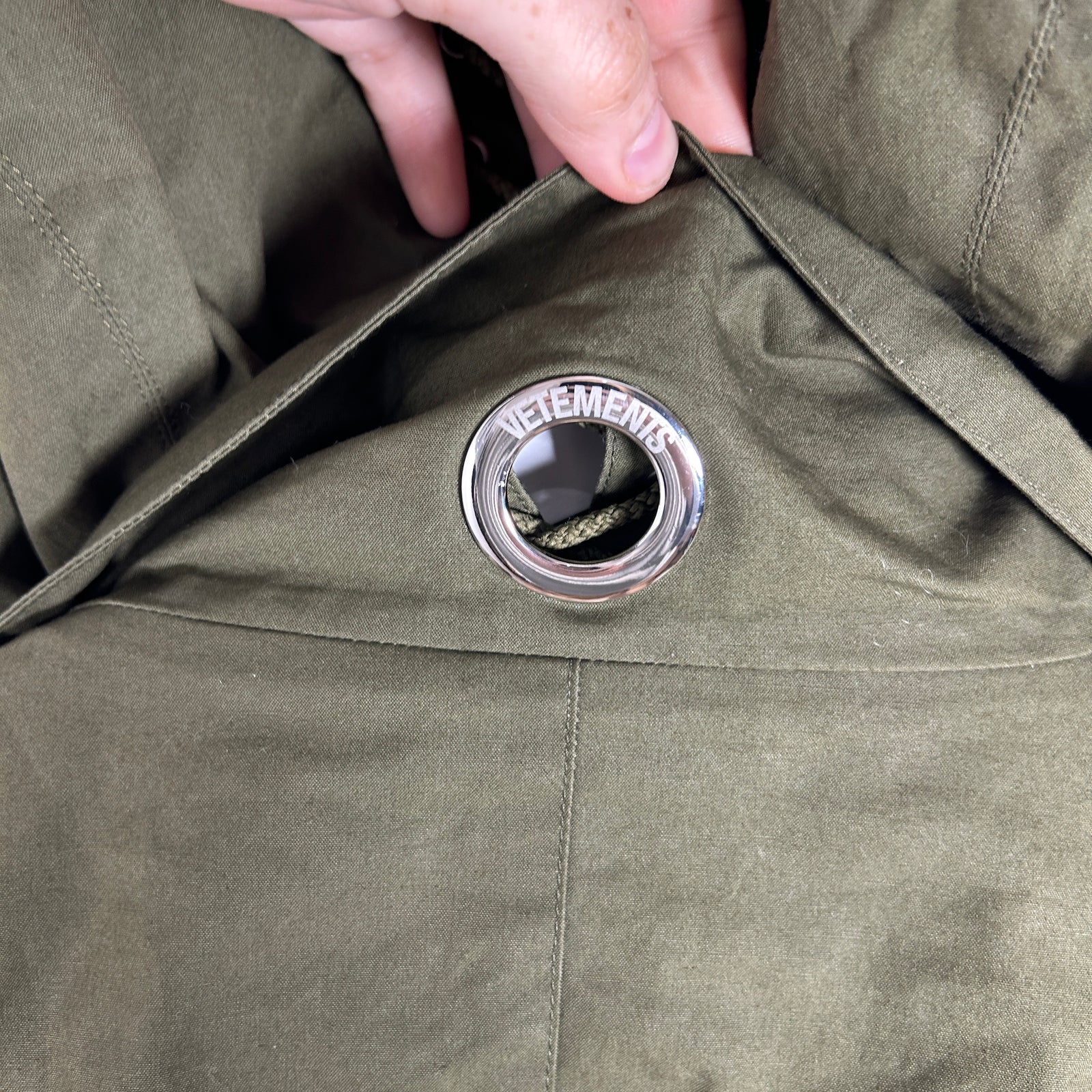 Vetements SS19 Georgian Military Gimp Parka Size S