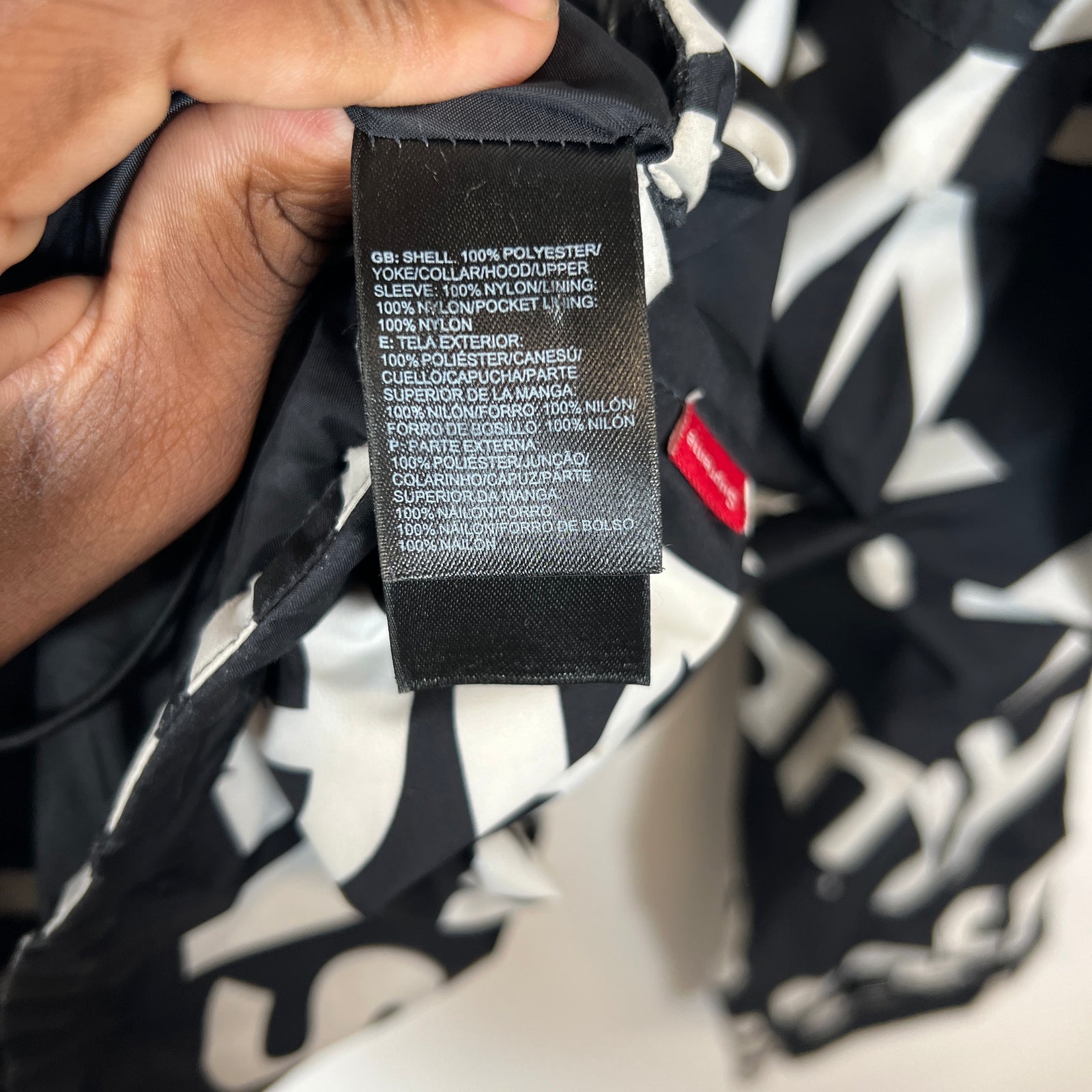 Supreme x The North Face Black By Any Means Necessary Mountain Jacket Size XL