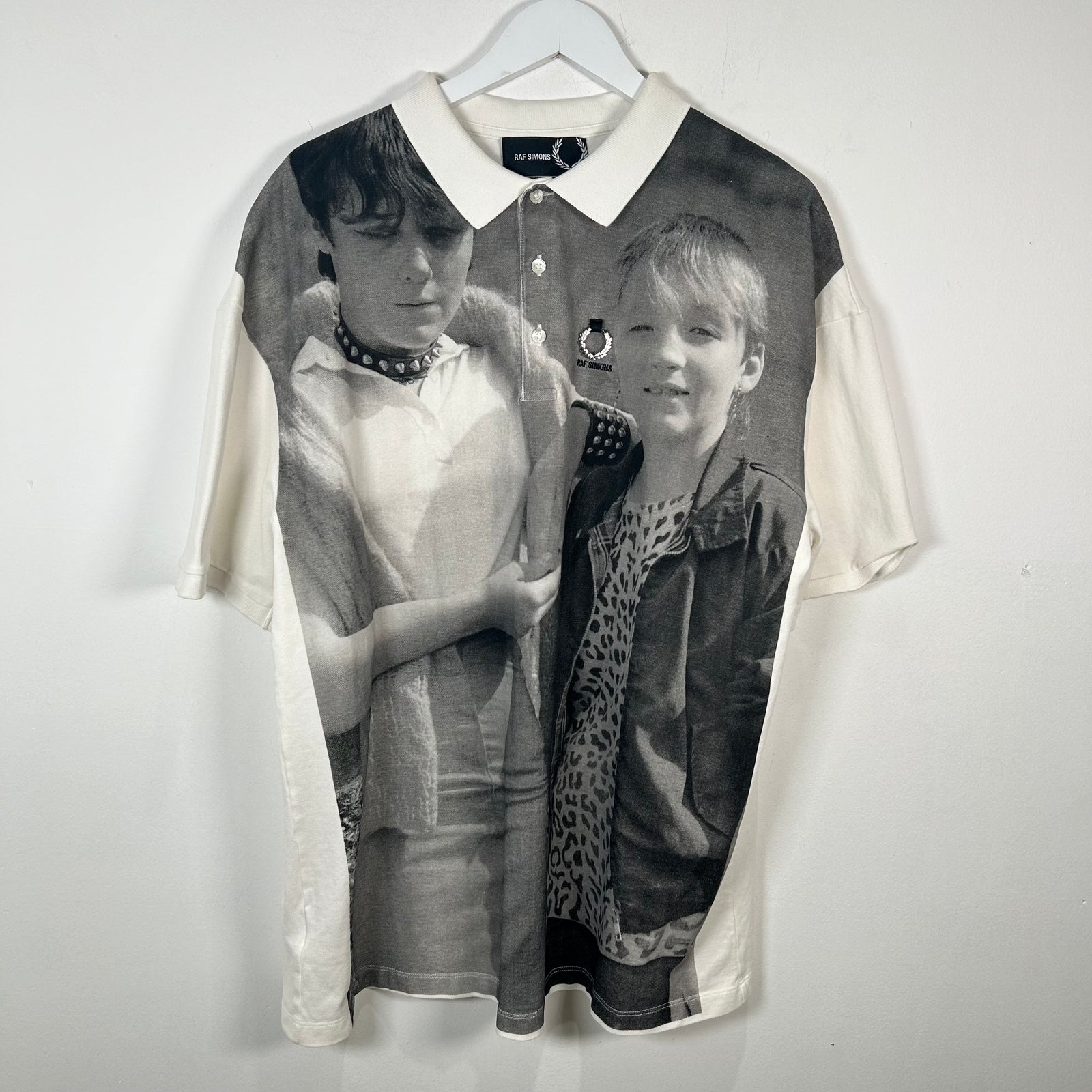 Raf Simons x Fred Perry Graphic Print Polo Size