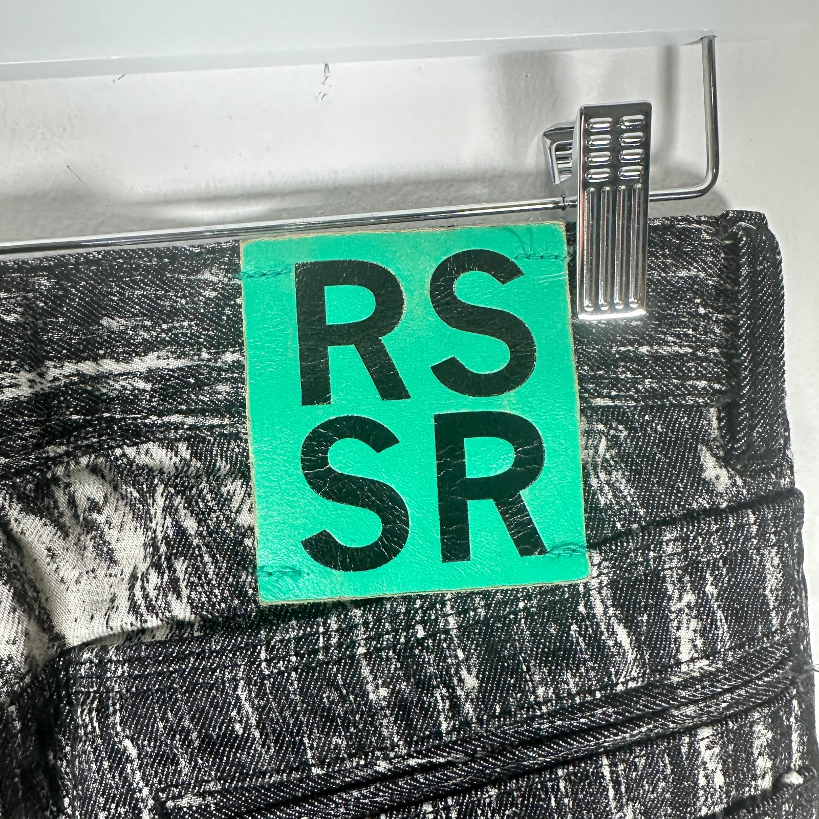Sterling Ruby x Raf Simons SS10 Bleached Denim Size 29