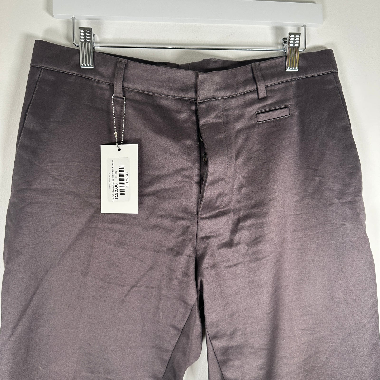 Yves Saint Laurent Moleskin Suit Pants Size 32