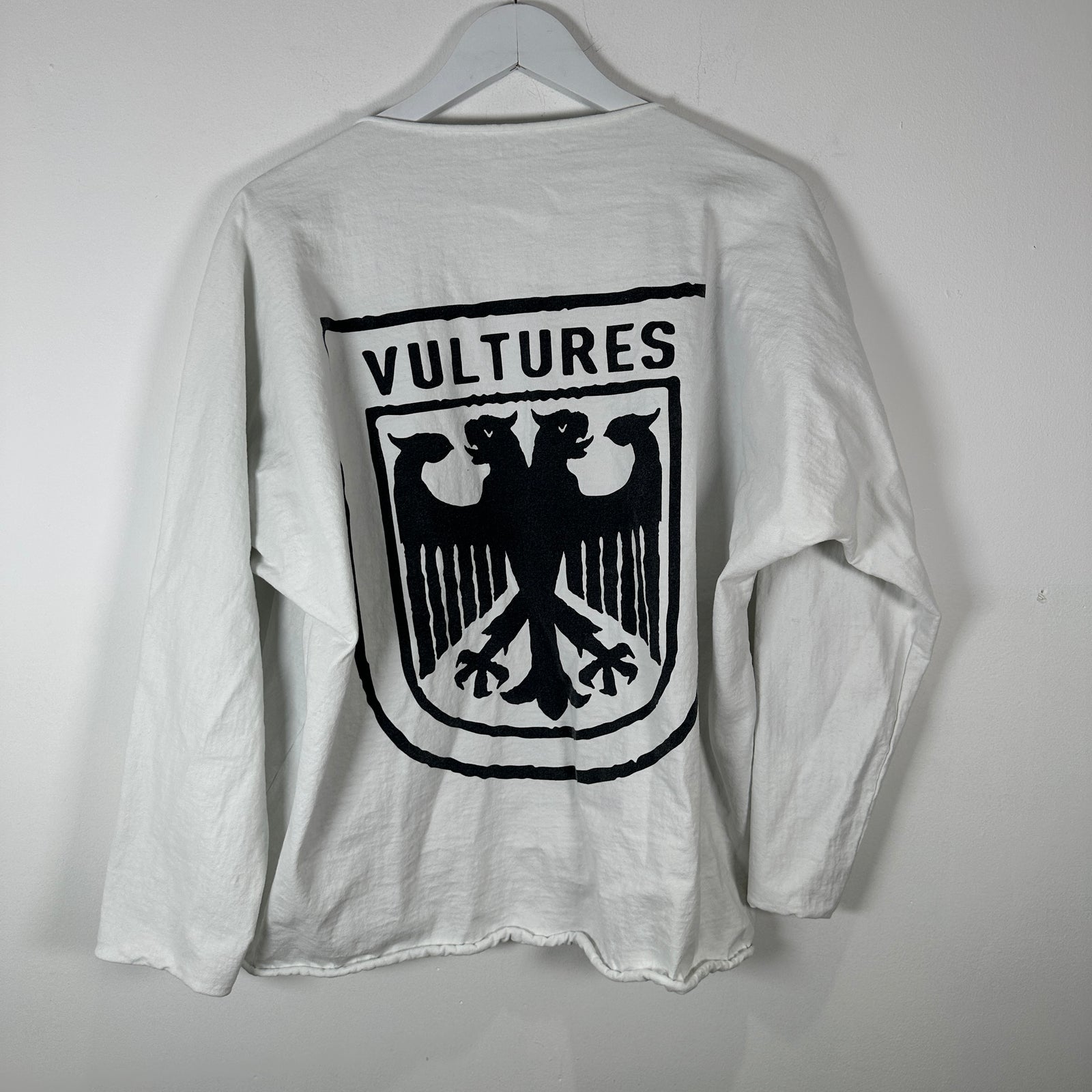 Vultures White Logo Longsleeve Shirt Size 1