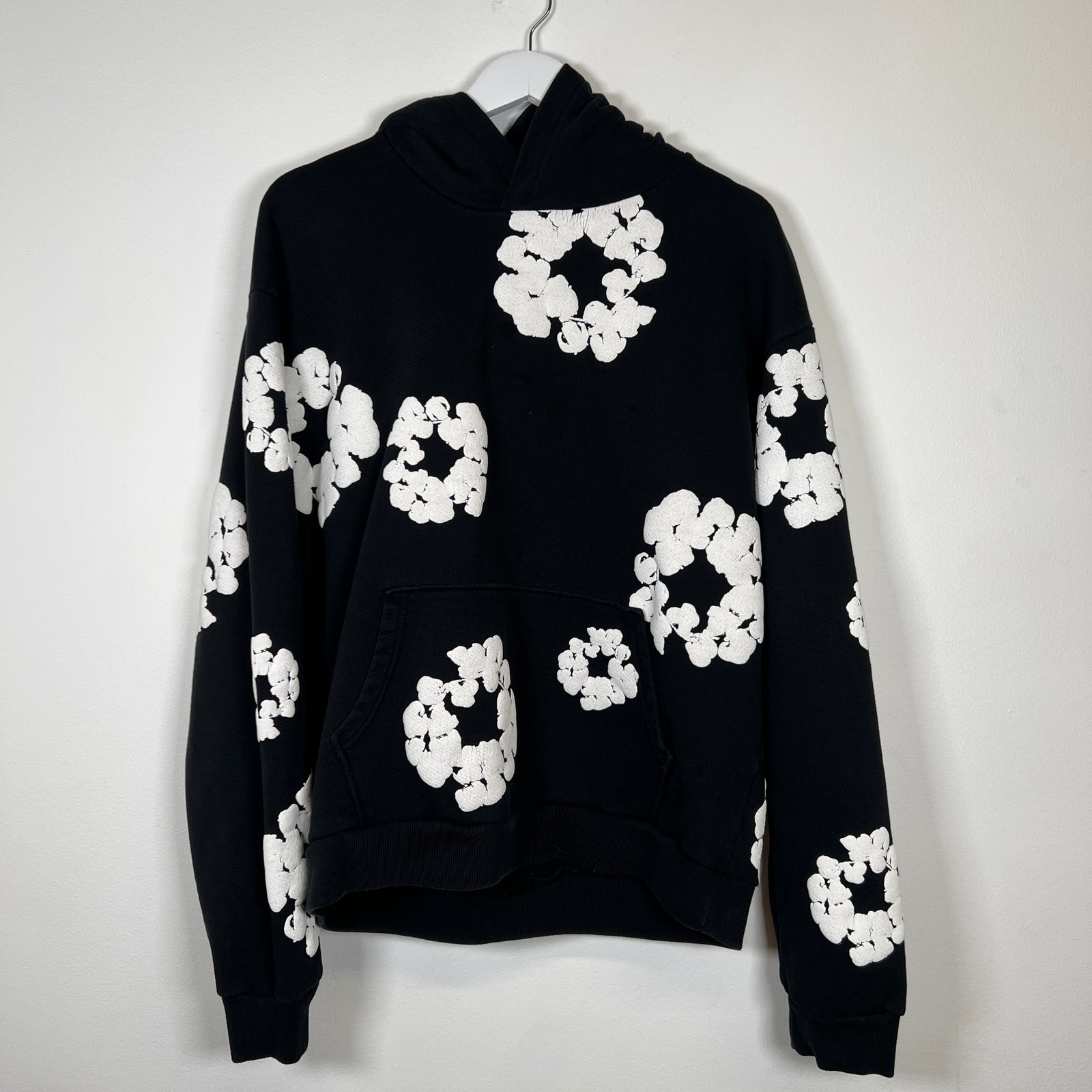 Denim Tears Black Wreath Hoodie Size XL