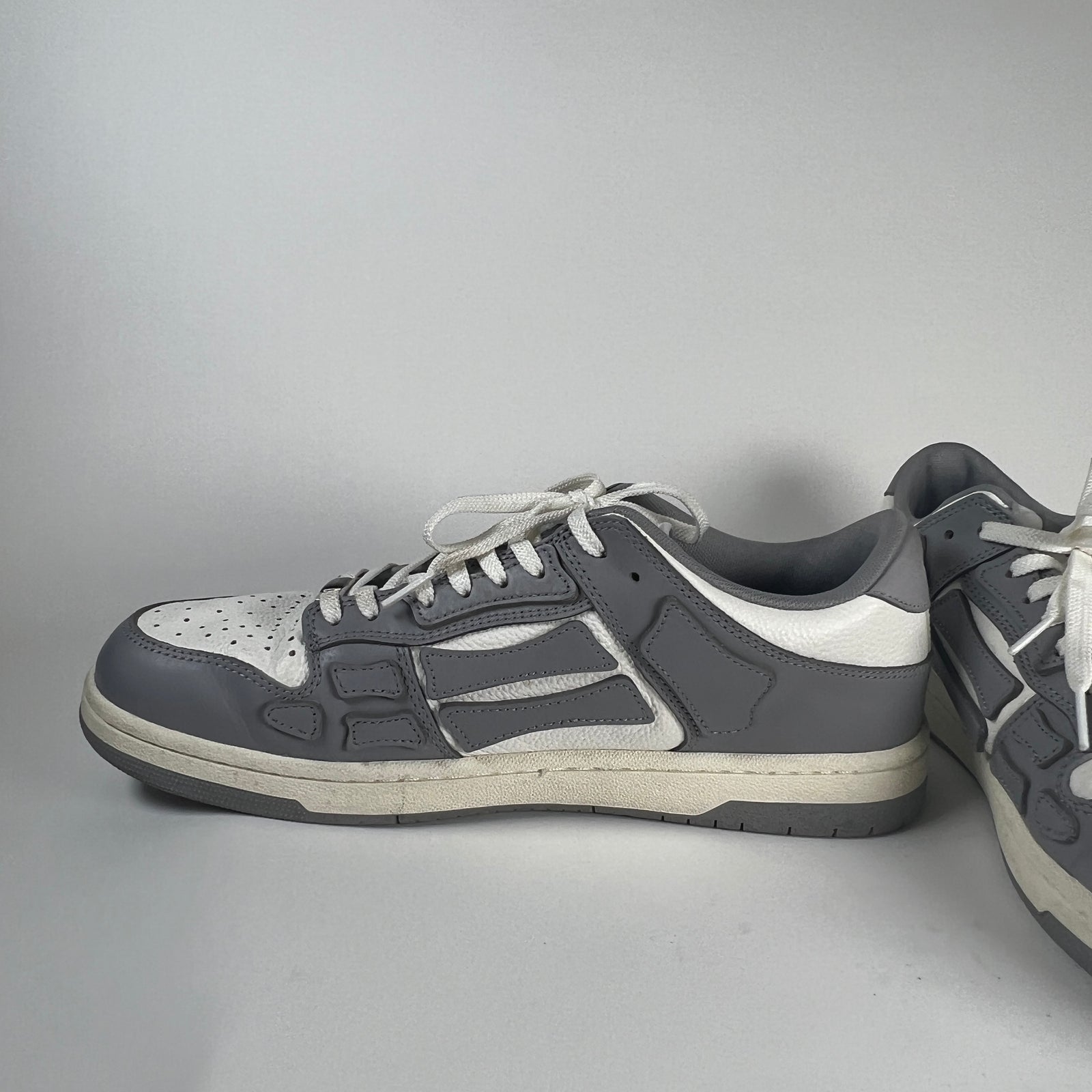 Amiri Low Grey Bone Sneaker Size 12