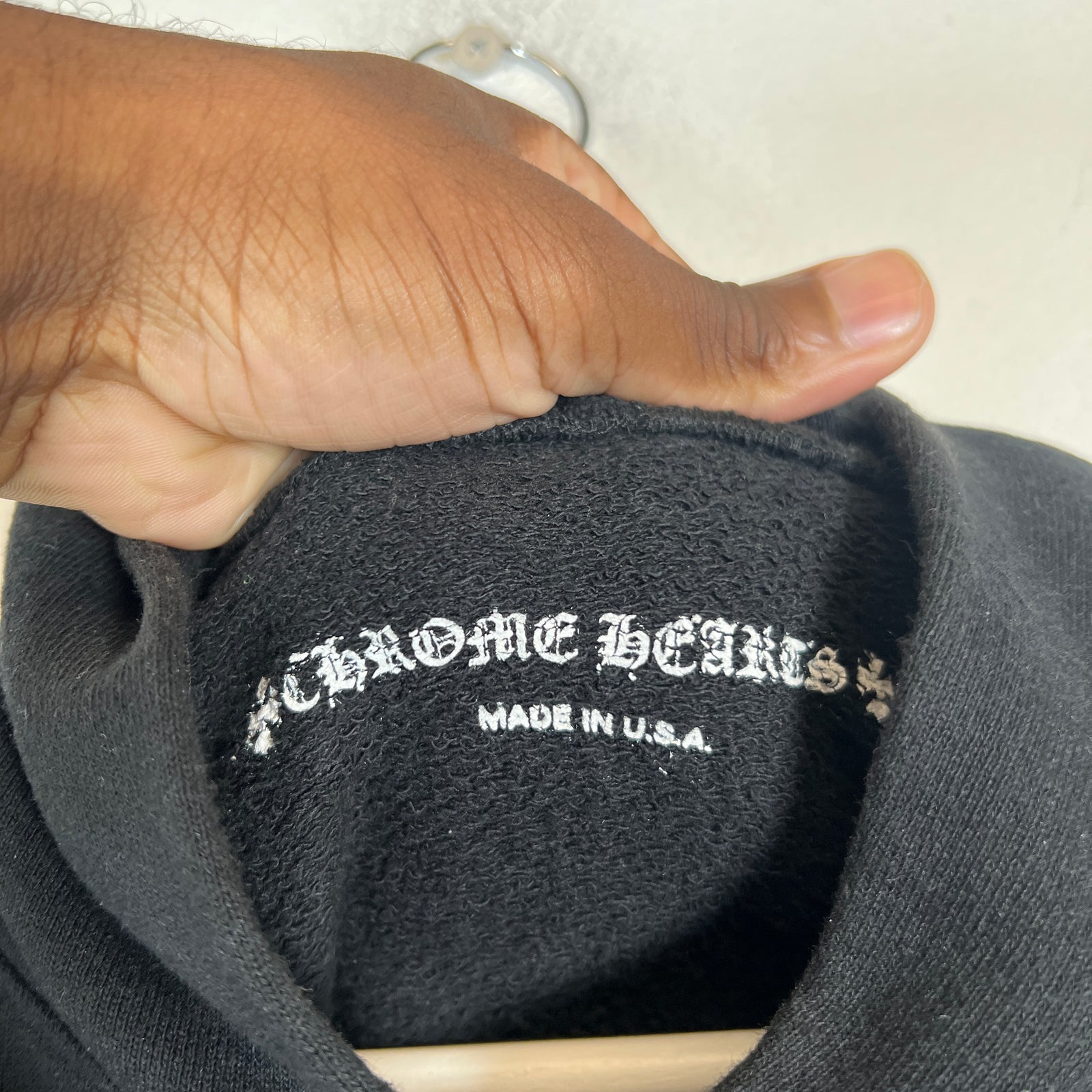 Chrome Hearts Black Matty Boy Chomper Hoodie Size S