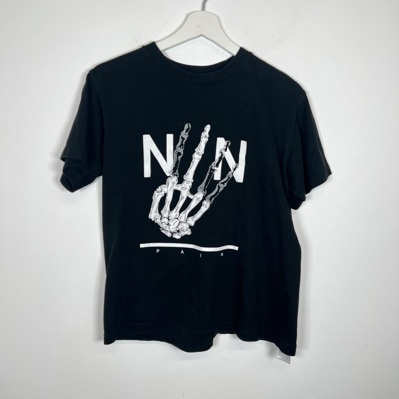 Number (N)ine Black Bone Hand Tee Size XS