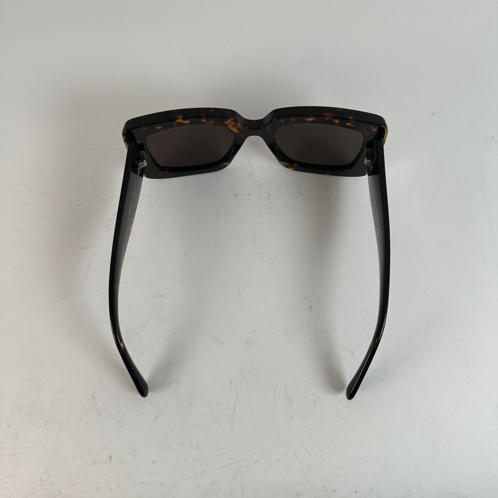 Chanel Tortoiseshell Gold Accent Glasses