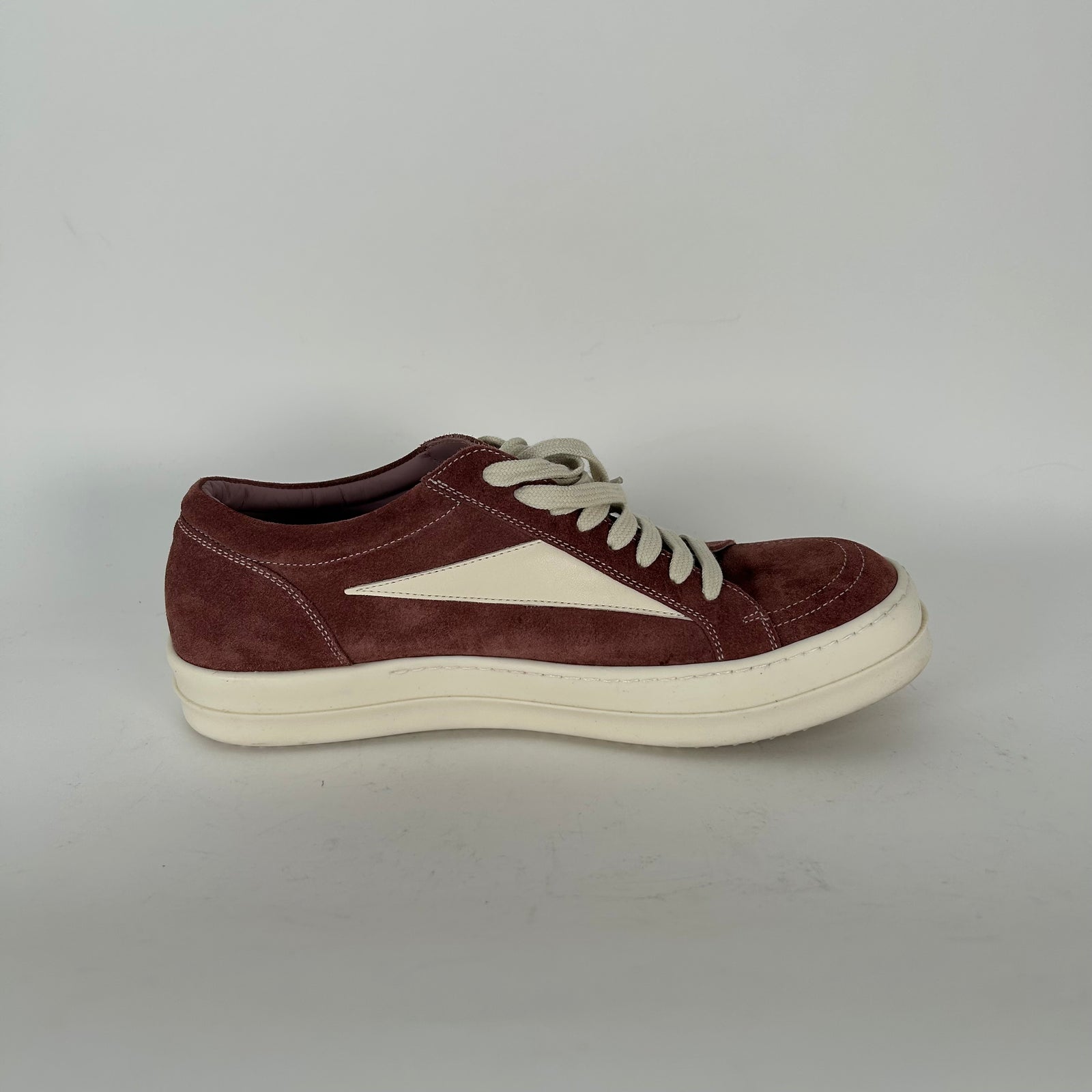 Rick Owens Dusty Pink Suede Vintage Sneaker Vans Size 45