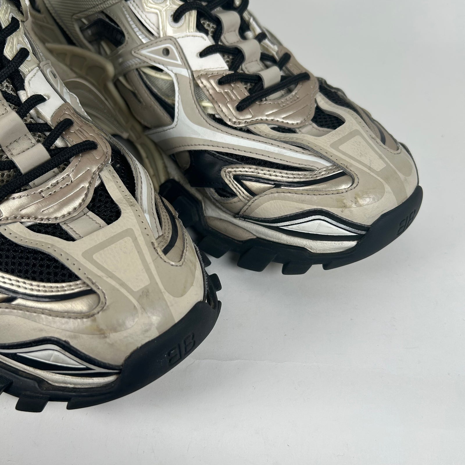 Balenciaga Beige/Black Track 2 Sneaker Size 12