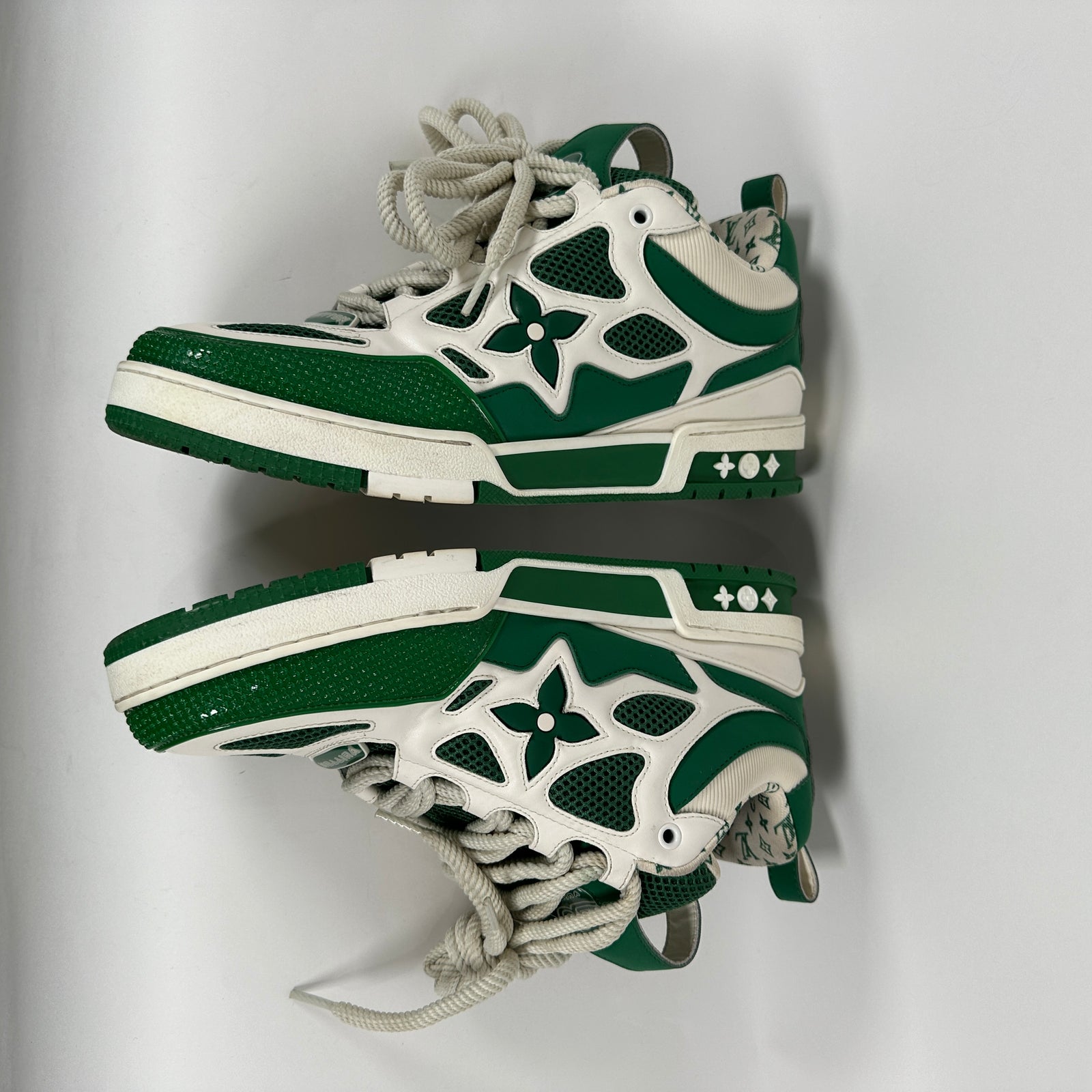 Louis Vuitton Green Skate Sneakers Size LV 9.5