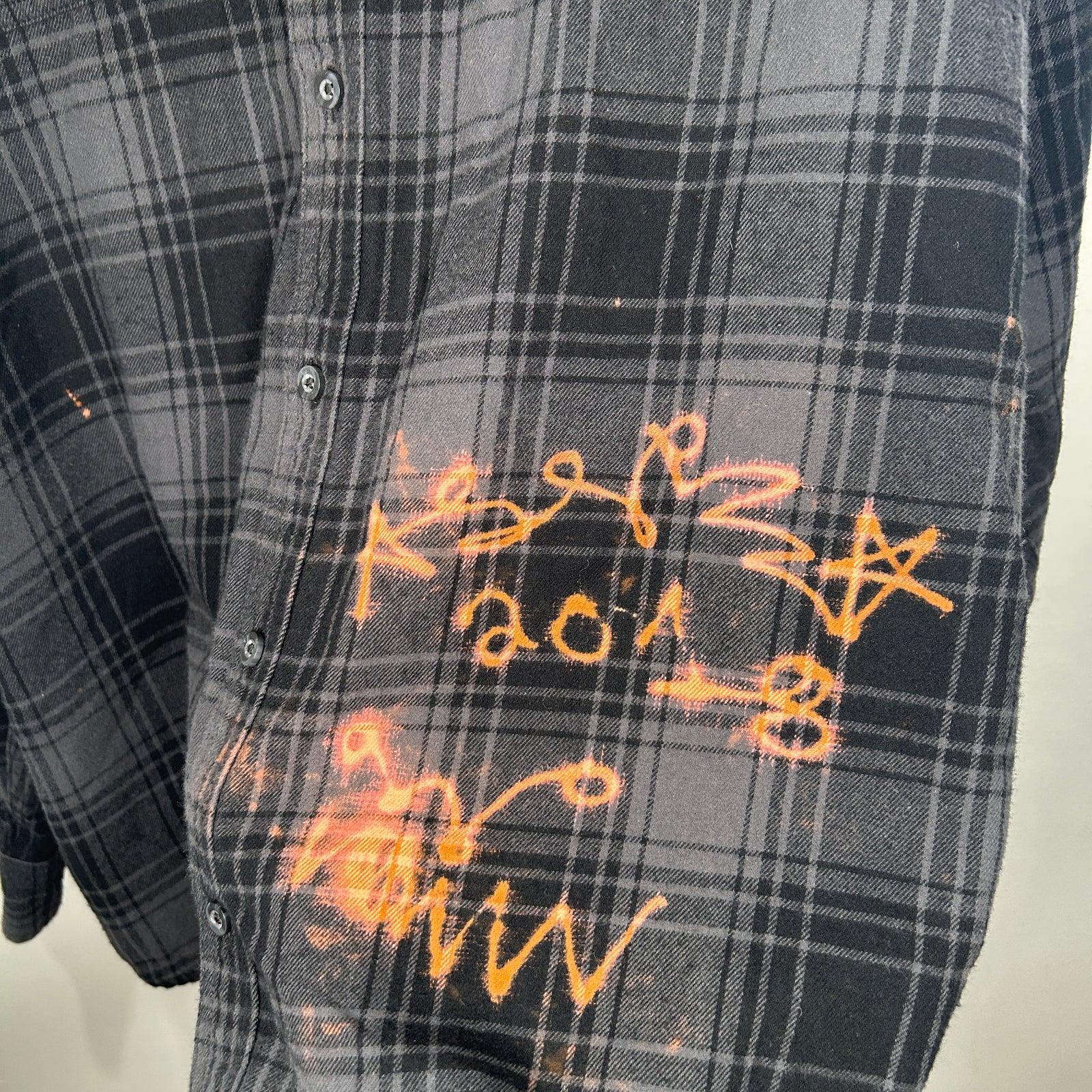 AssPizza 2018 'Nothing Matters' Bleached Flannel Size L