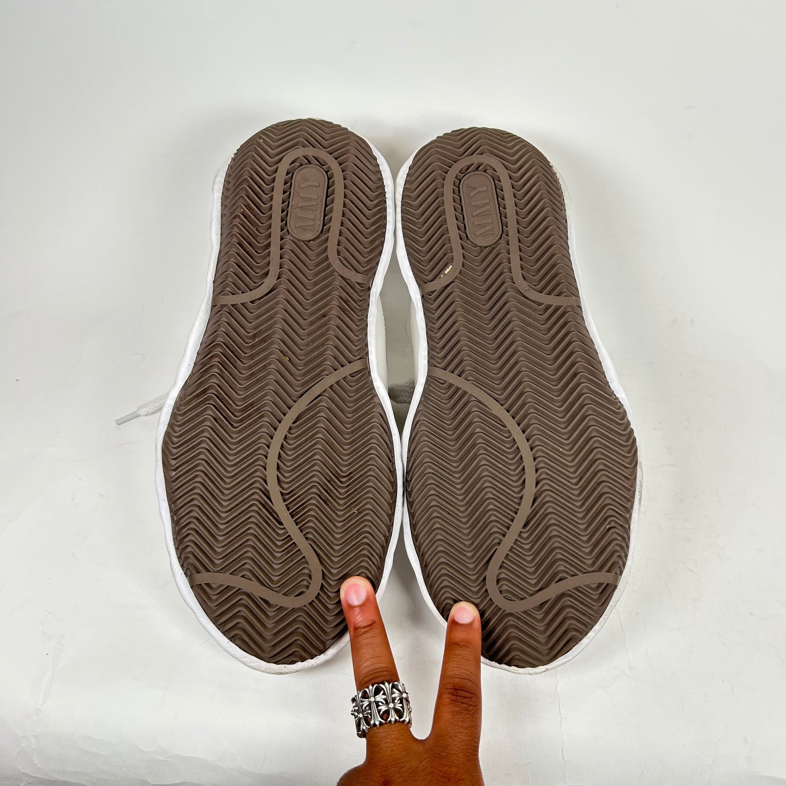 MMY White Blakey OG Sole Sneaker Size 44