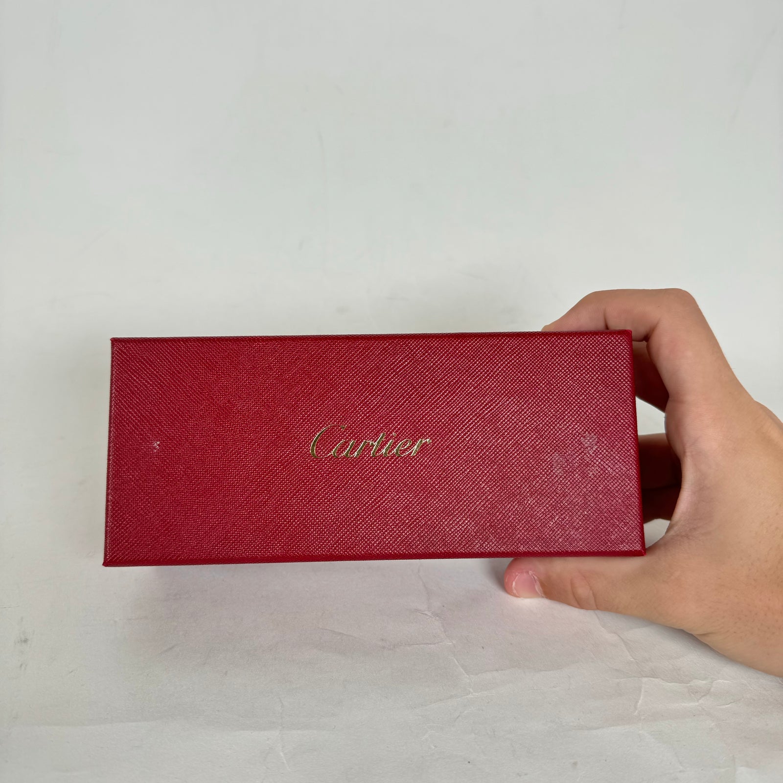Cartier Big C Fluorescent Gold Wire Frame Glasses