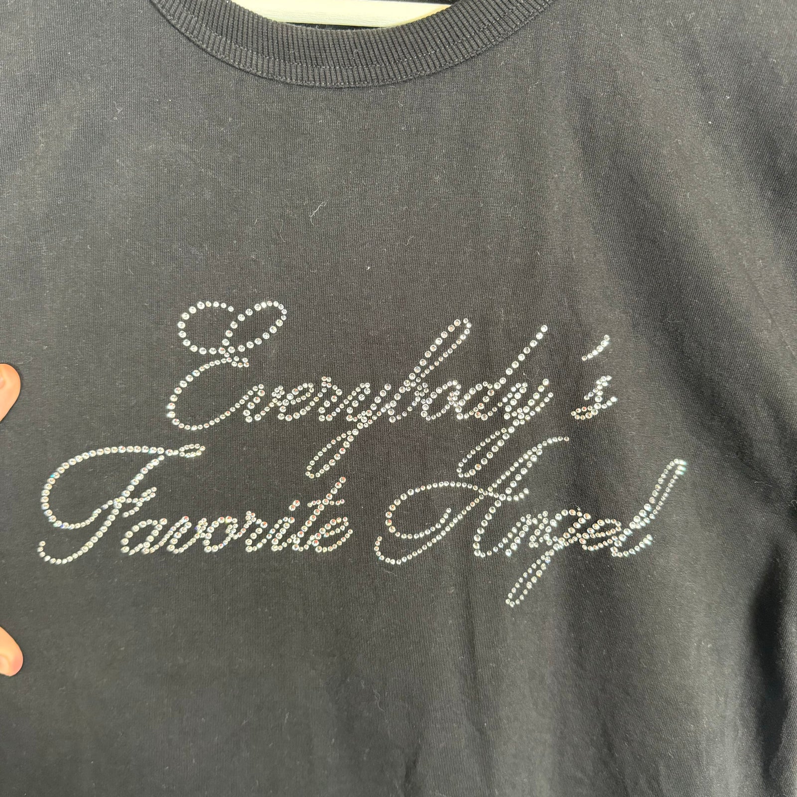 Misbhv Black Favorite Angel Tee Size S