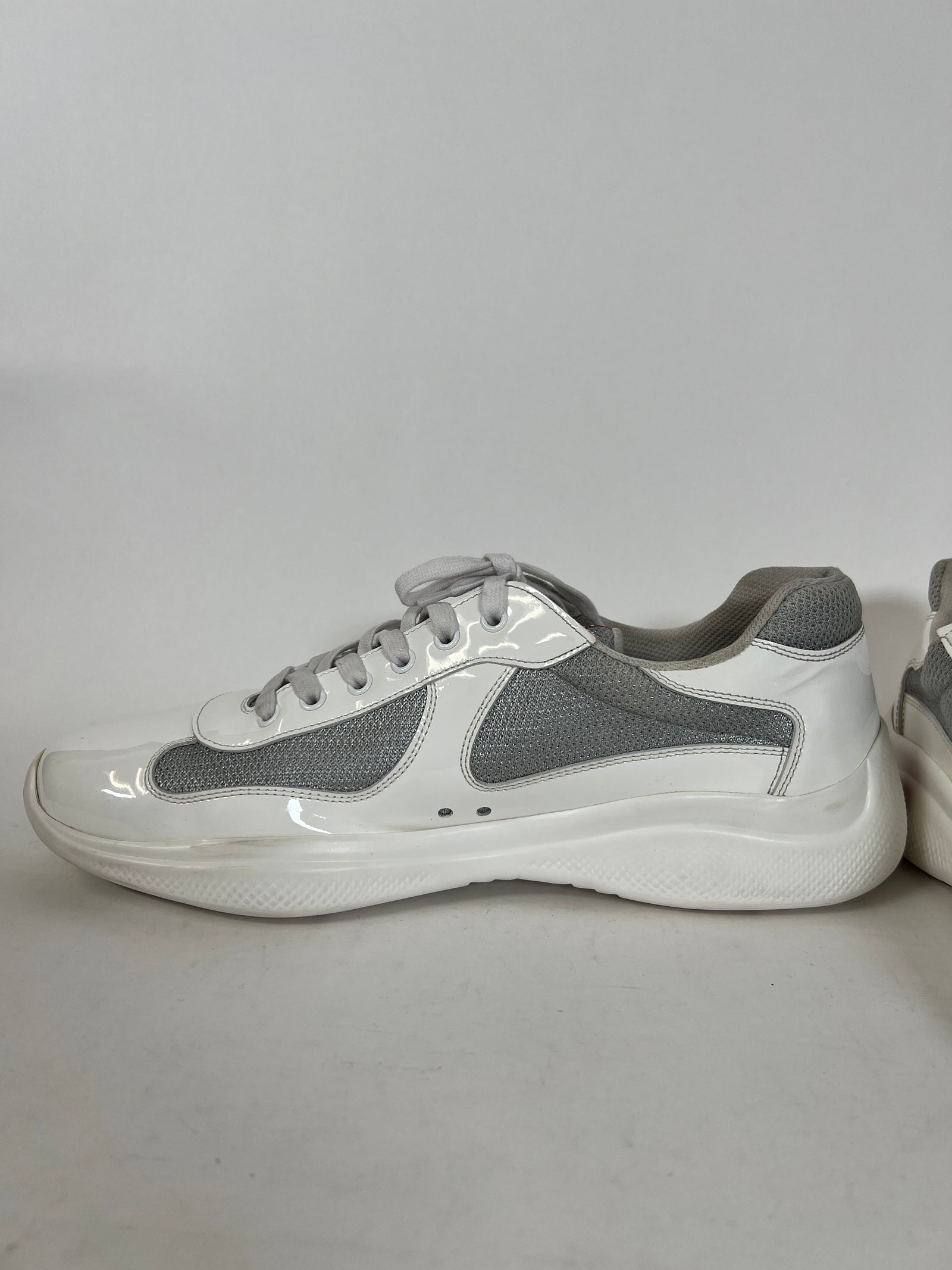 Prada White Cups Size 12