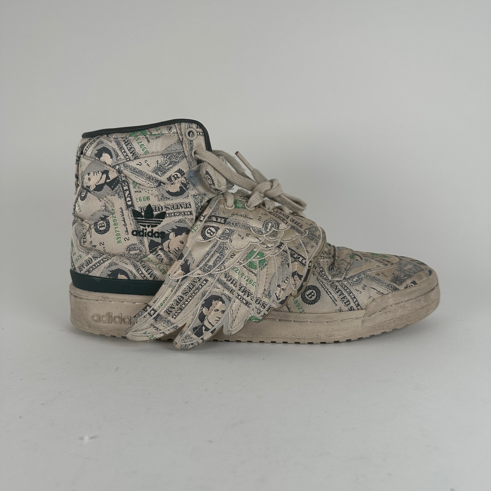 Jeremy Scott x Adidas Forum Wings 1.0 Money Size 11