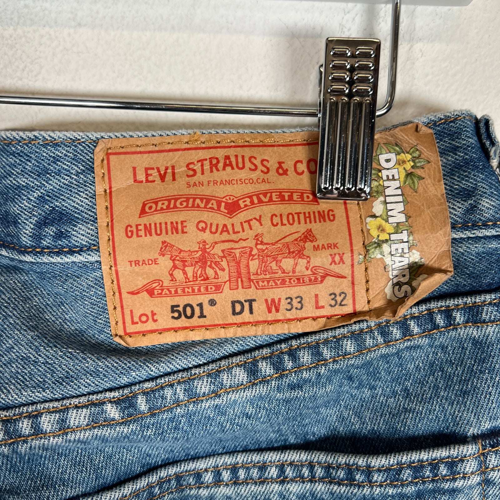 Denim Tears Lightwash Wreath Jeans Size 33
