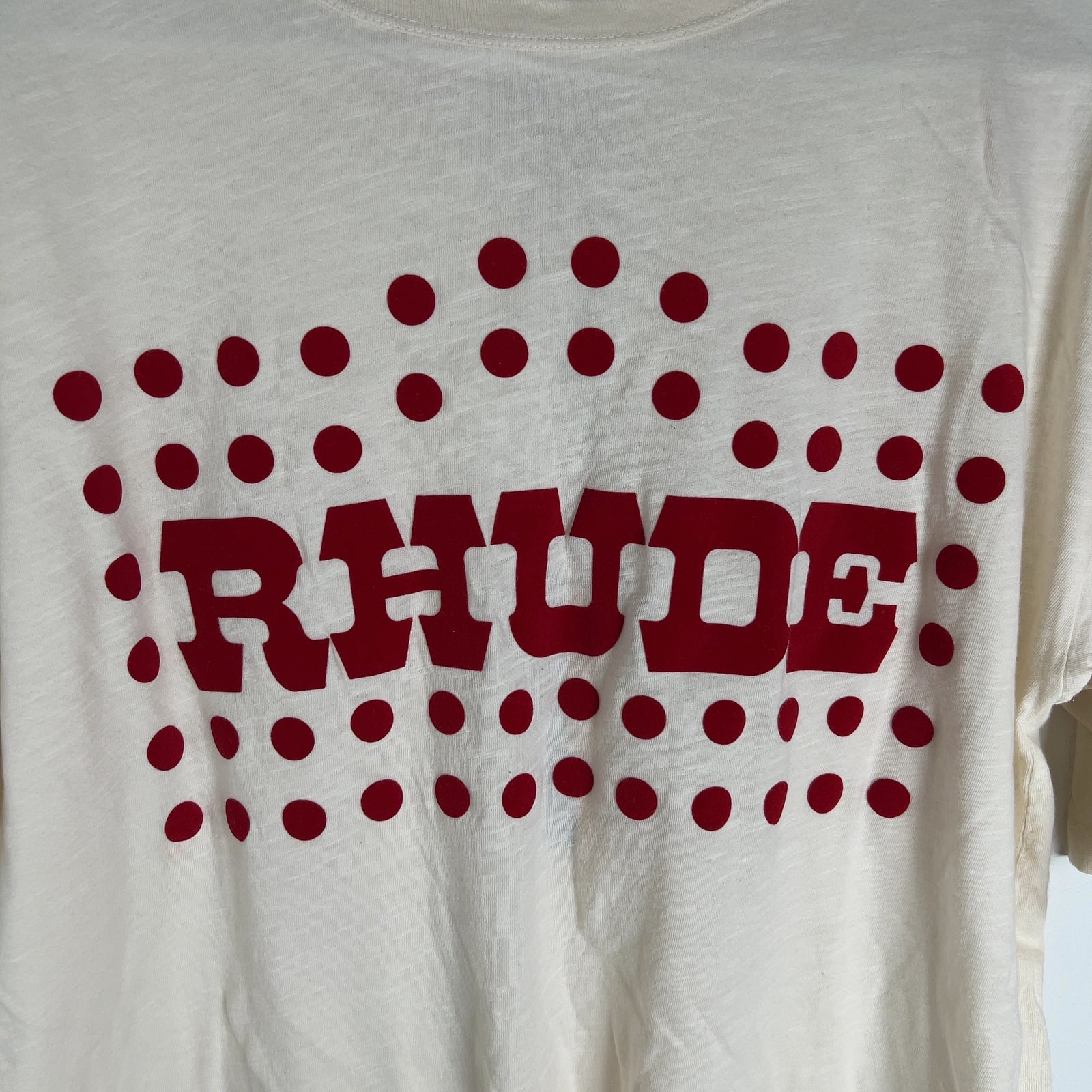 Rhude Polka Dot Logo Graphic T-Shirt
