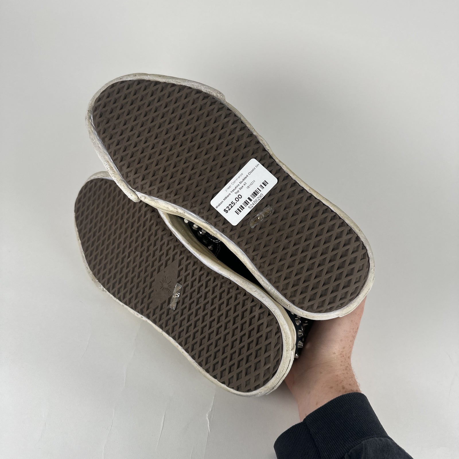 Maison Mihara Yasuhiro Studded Classic Low Top Size 43