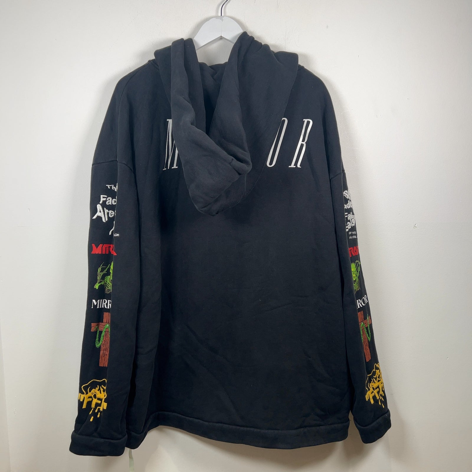 Off-White 'Mirror' Multi Graphic Zip-Up Hoodie