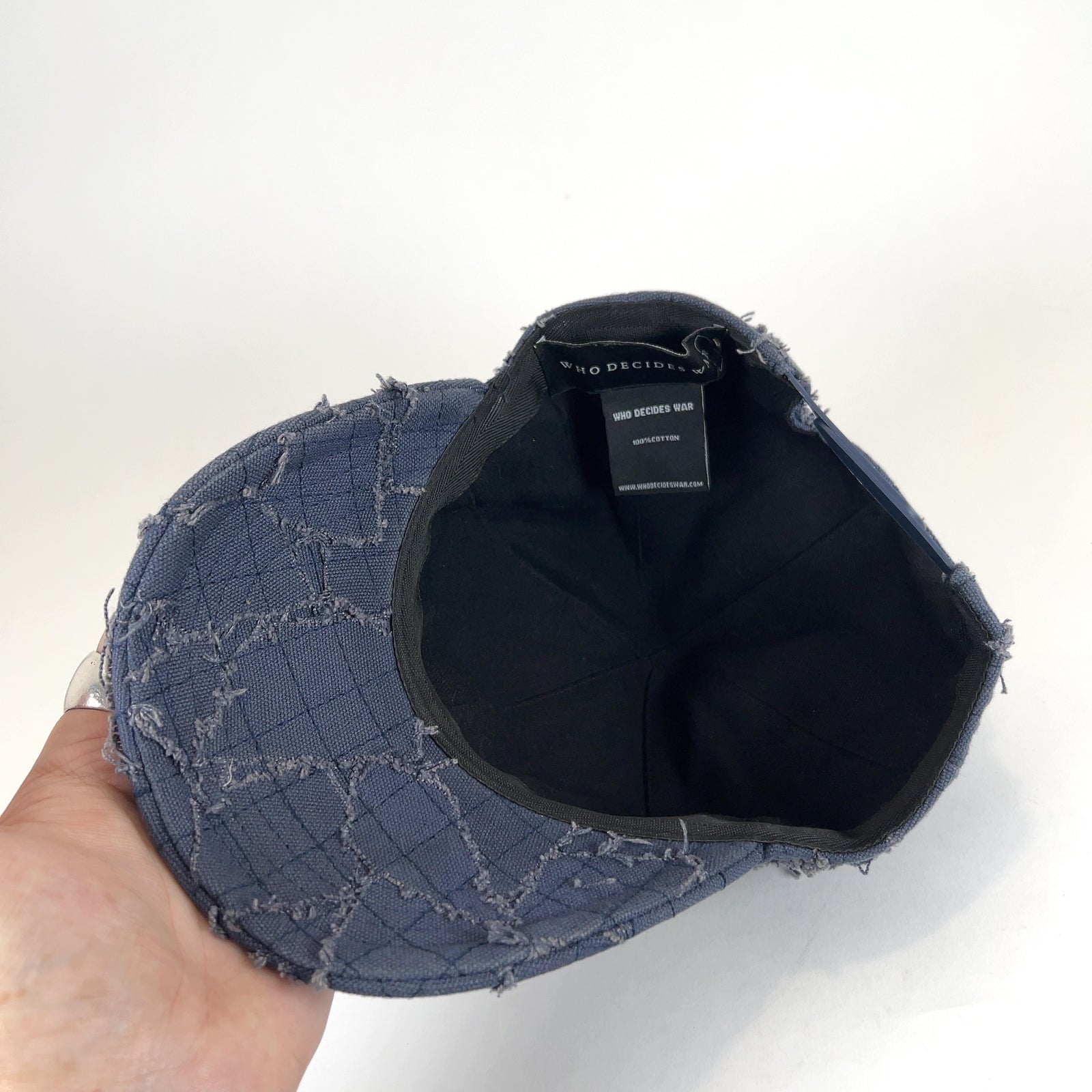 Who Decides War Distressed Mural Hat