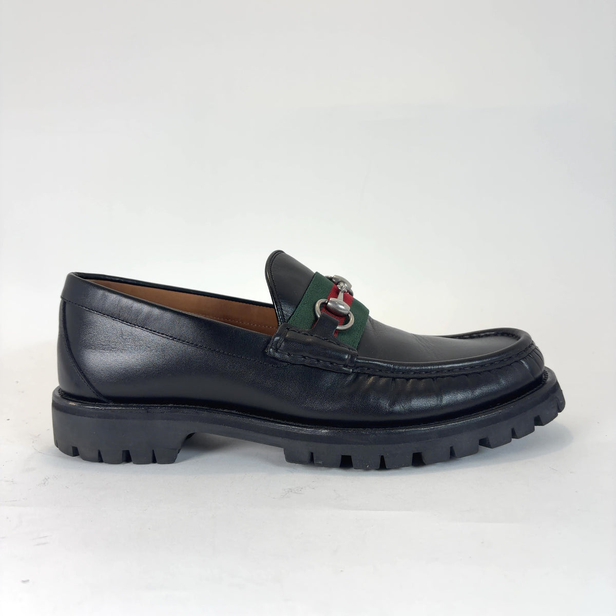Gucci Lug Horsebit Loafer