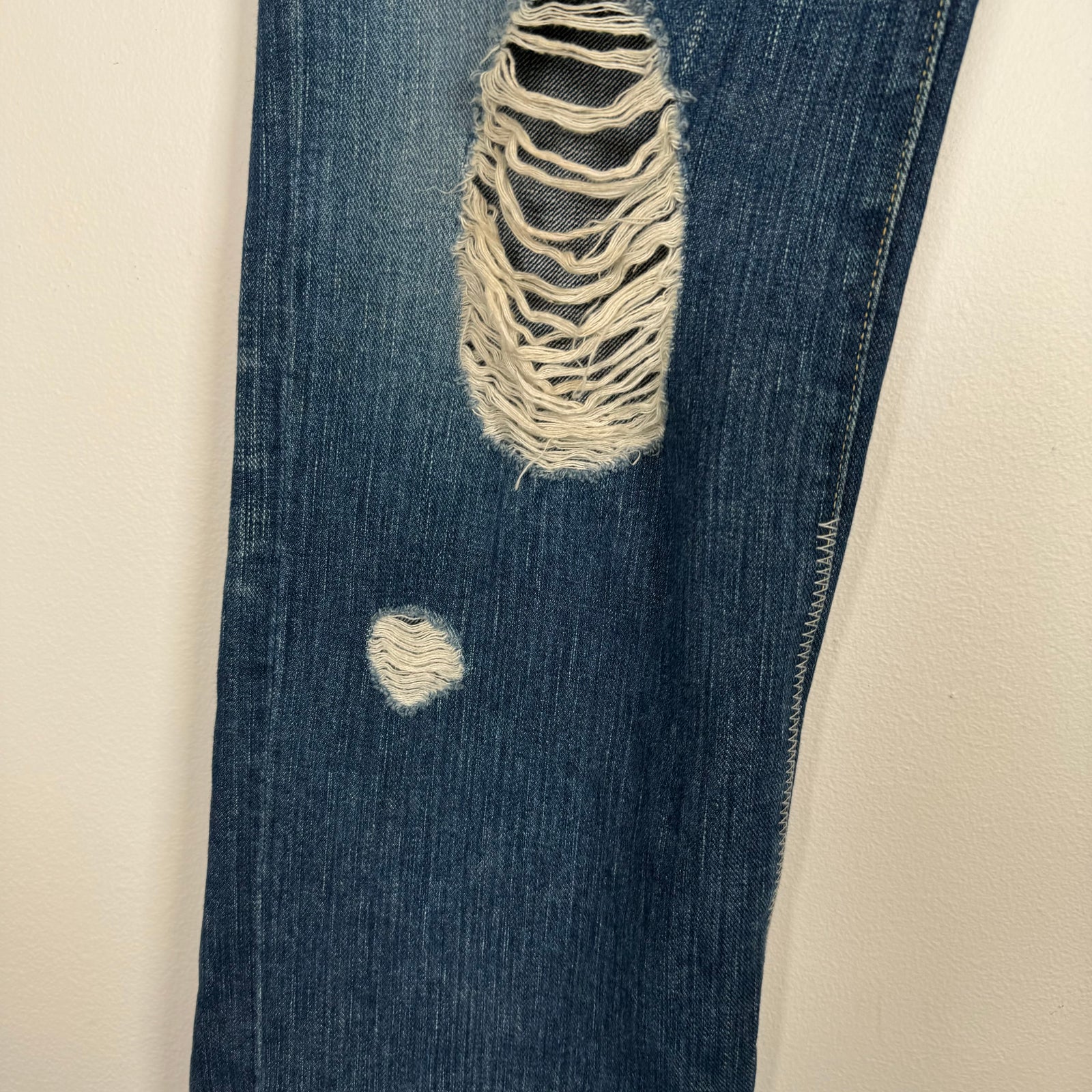 Number (N)ine Kurt Cobain Denim Patch Jeans Size 4x32