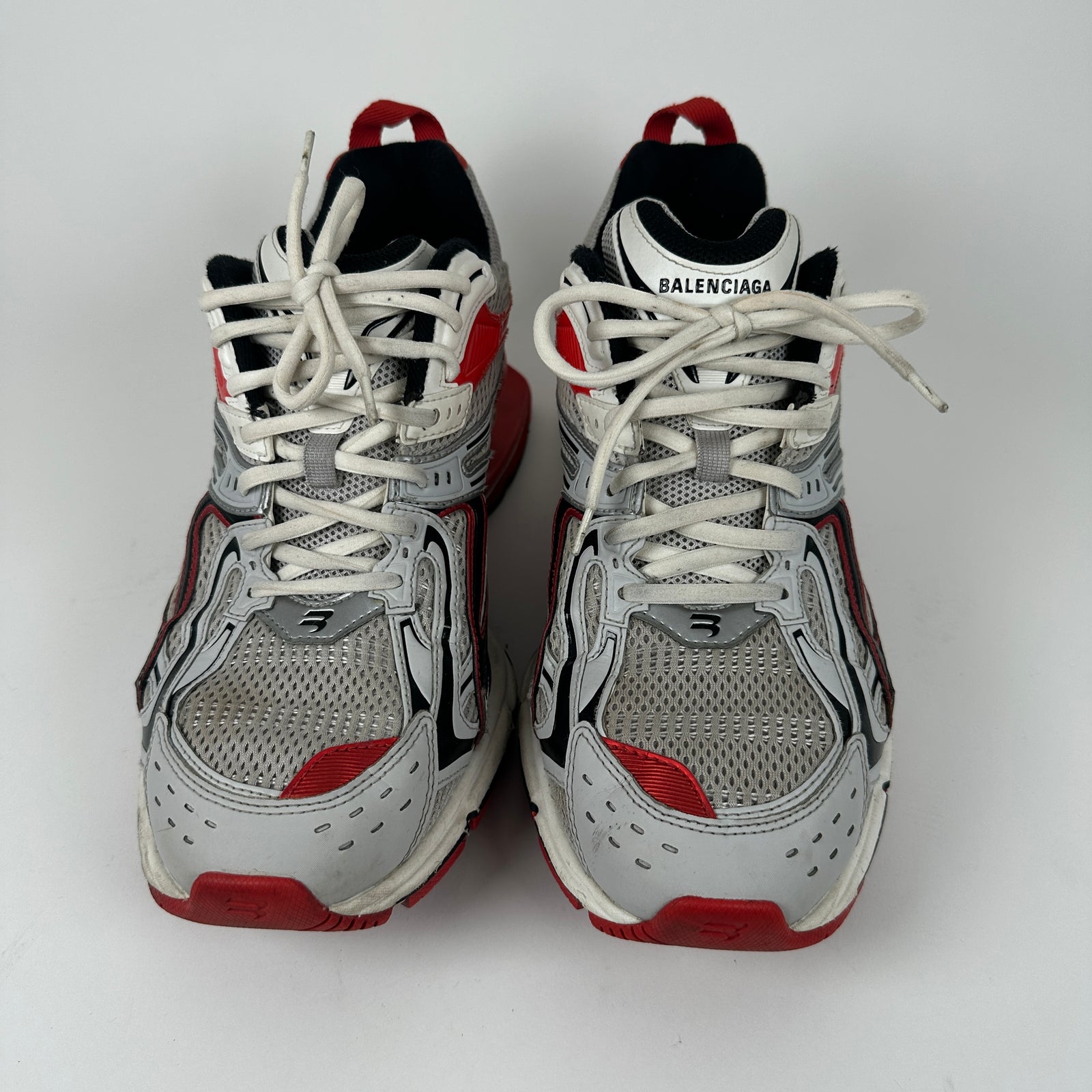 Balenciaga Red/Silver 'Xpander' Low-Top Sneaker Size 10