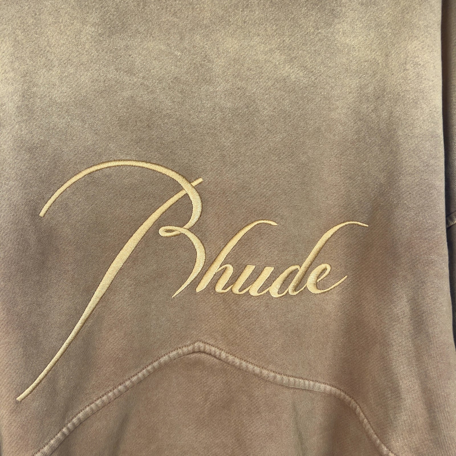 Rhude Sundry Embroidered Logo Zip Up Hoodie