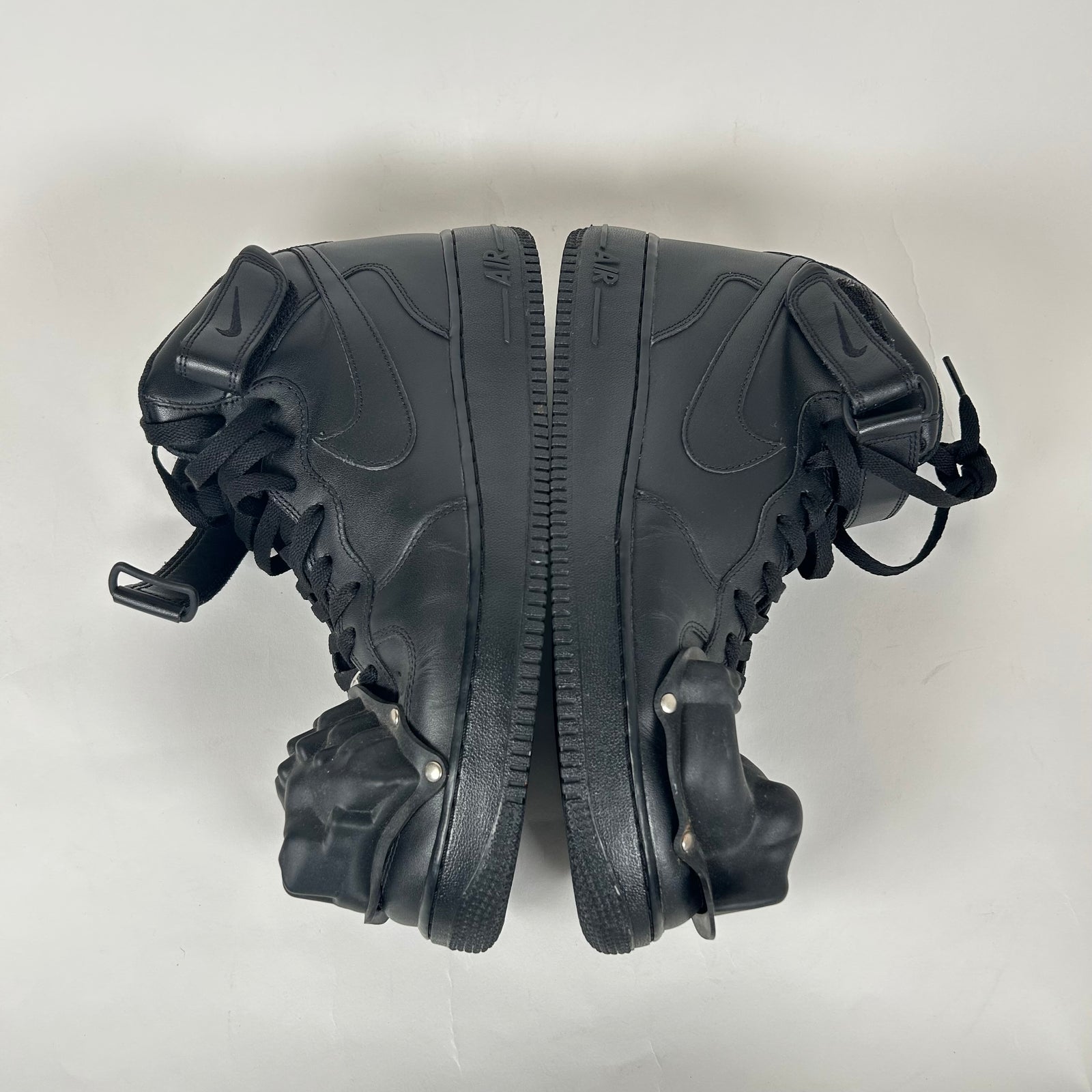 CDG X Nike Air Force One Mid Black Dinaosur Size 11