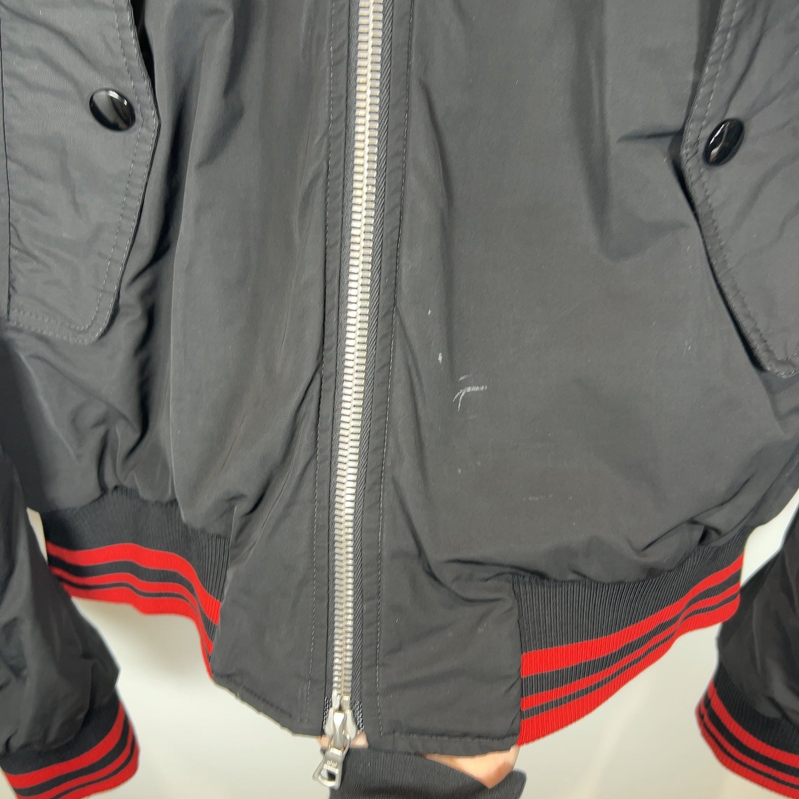 Dries Van Noten Vellow Patch Back-Zip Light Jacket