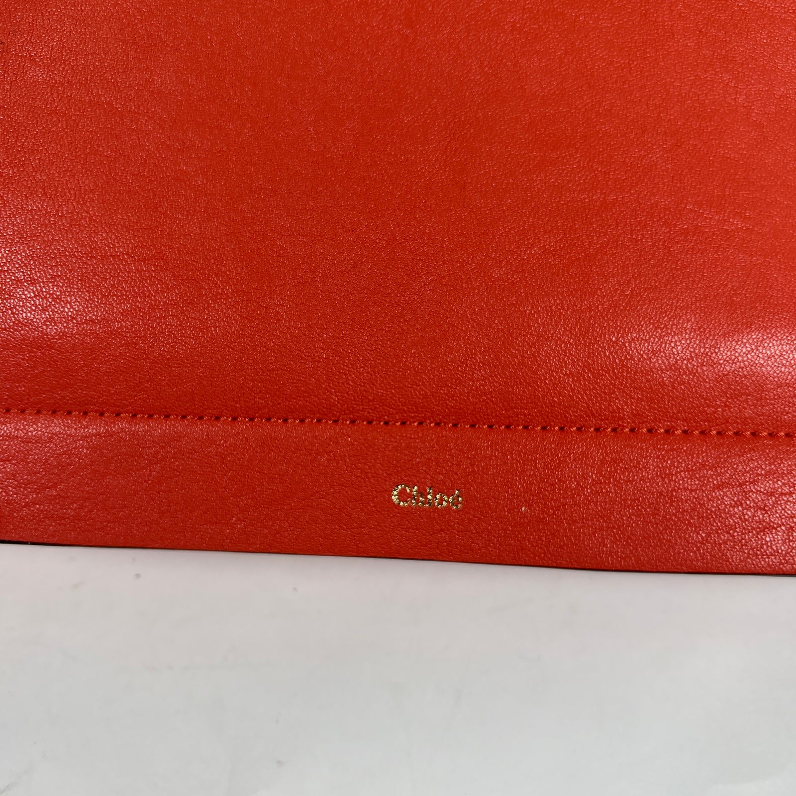 Chloe Salmon Clutch