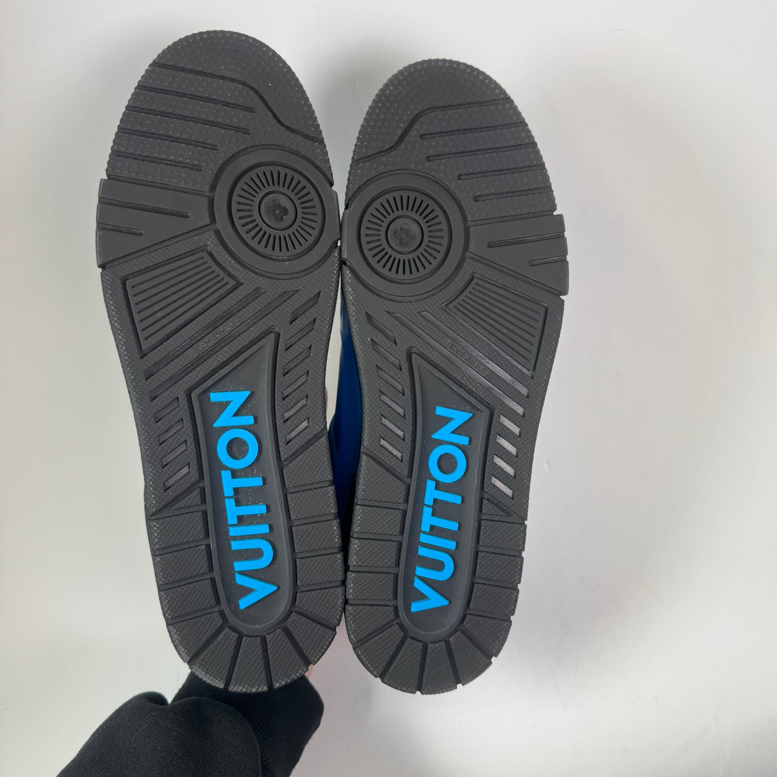 Louis Vuitton Blue/Black Trainer Size LV 9.5