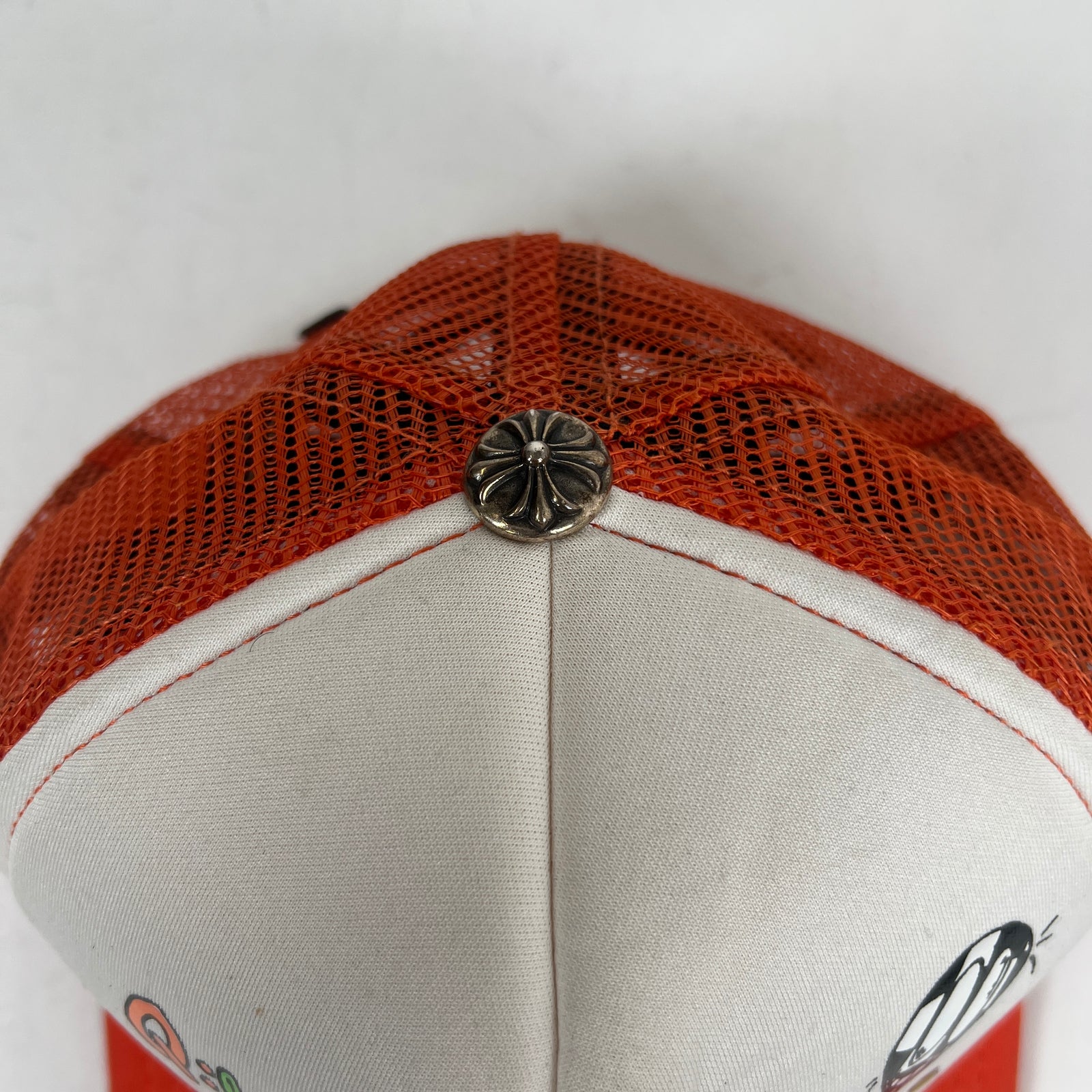 Chrome Hearts Matty Boy Orange Stay Fast Trucker Hat