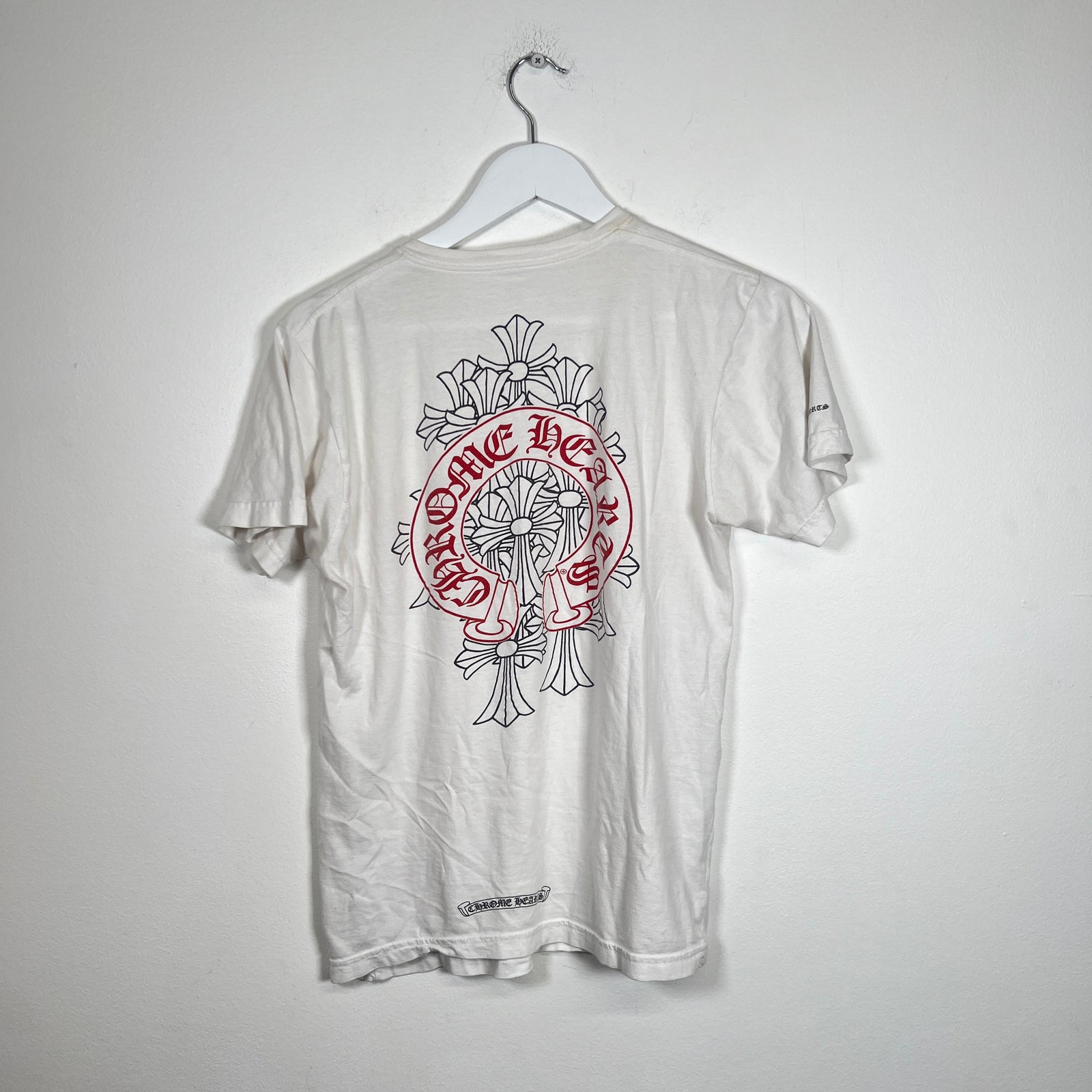 Chrome Hearts Red Logo T-Shirt Size S