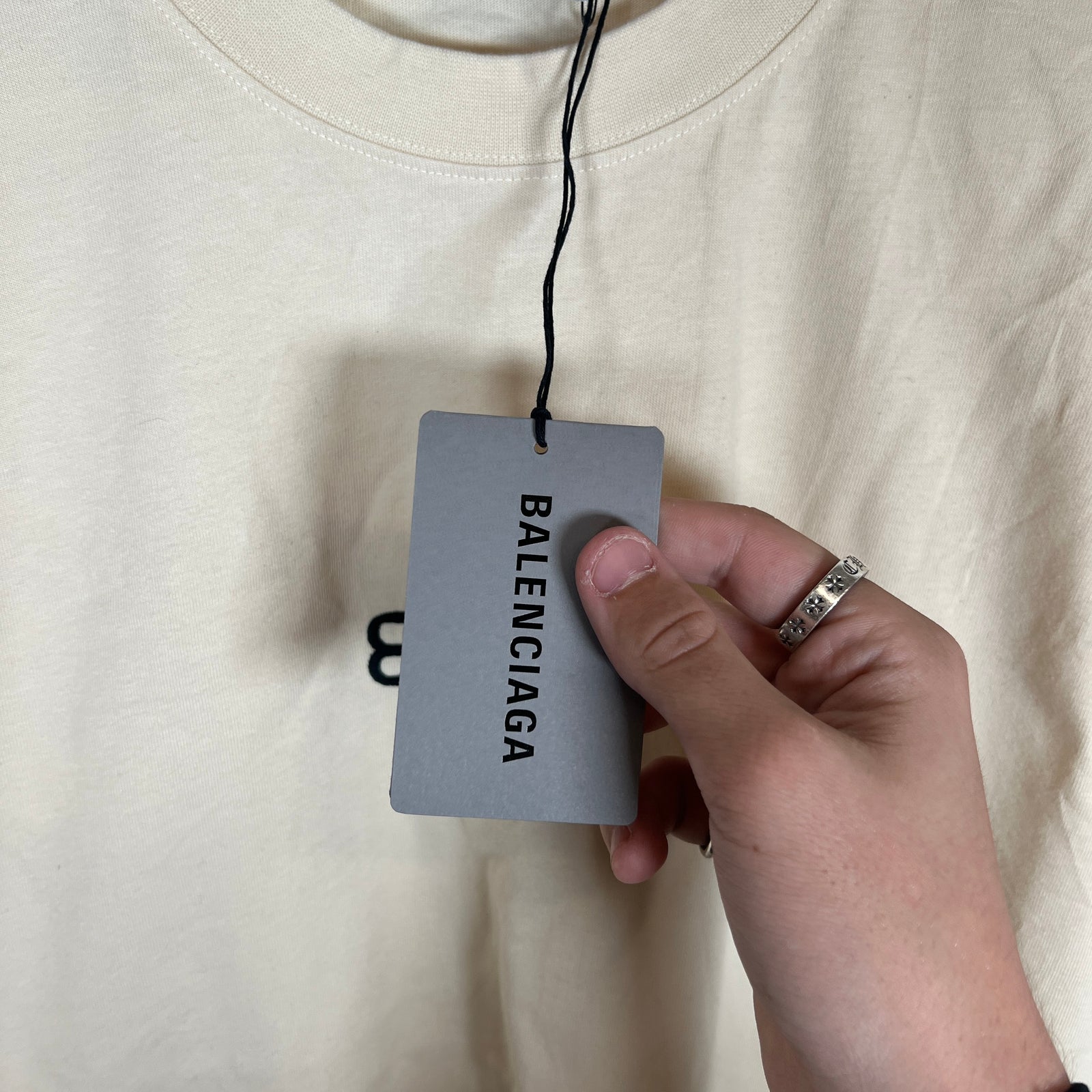 Balenciaga Logo Carmel T-Shirt Size S