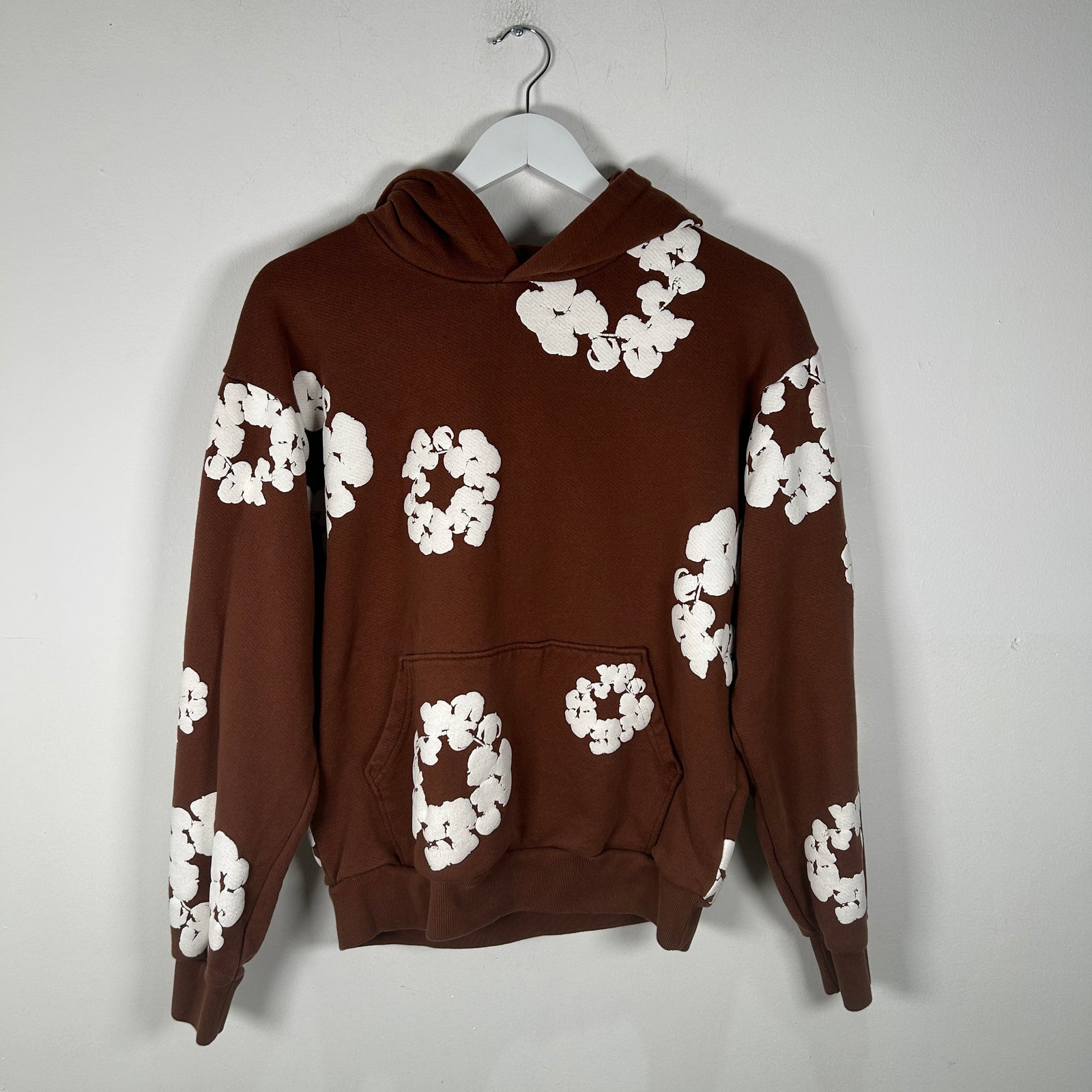 Denim Tears Brown Wreath Hoodie Size M