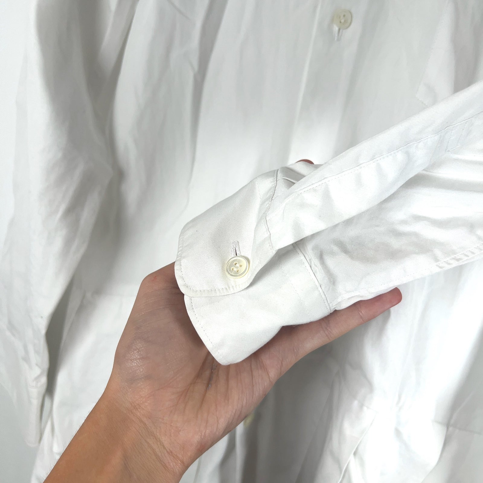 Comme Des Garcons Aysmetrical Button-Up Shirt Dress