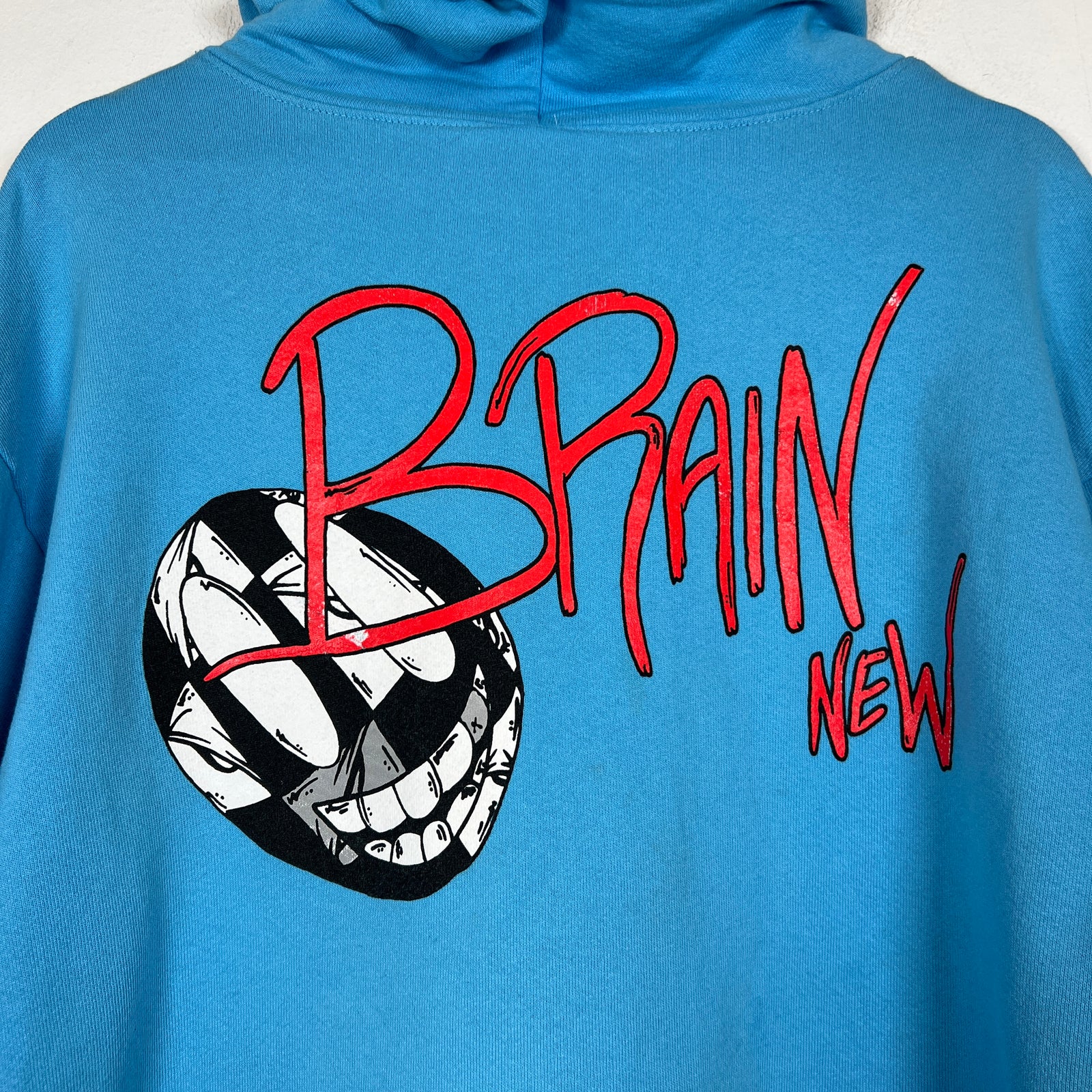 Chrome Hearts Blue Matty Boy Brain New Hoodie Size L